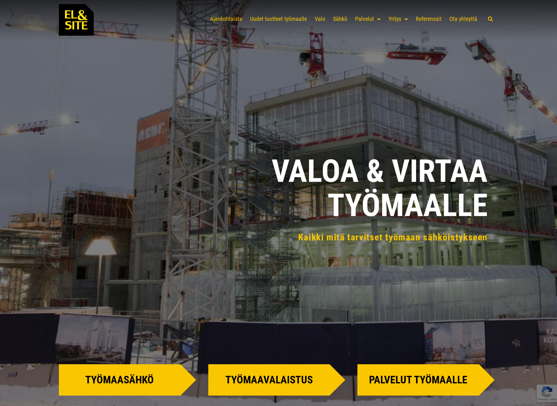 Skärmdump för vuokraavalo.fi