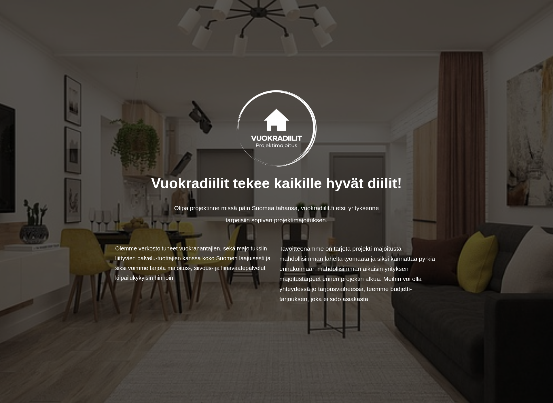 Skärmdump för vuokradiilit.fi