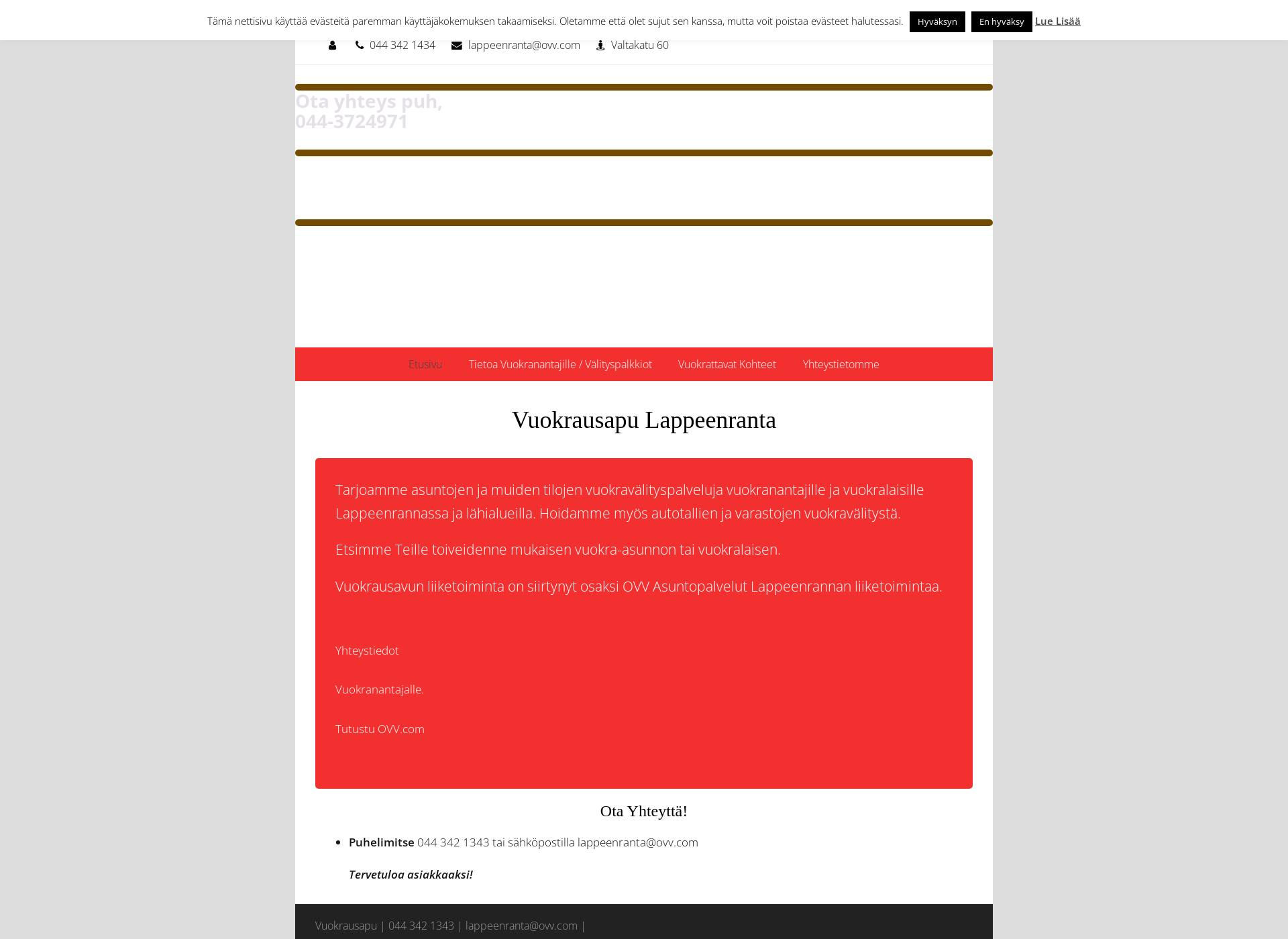 Screenshot for vuokrausapu.fi