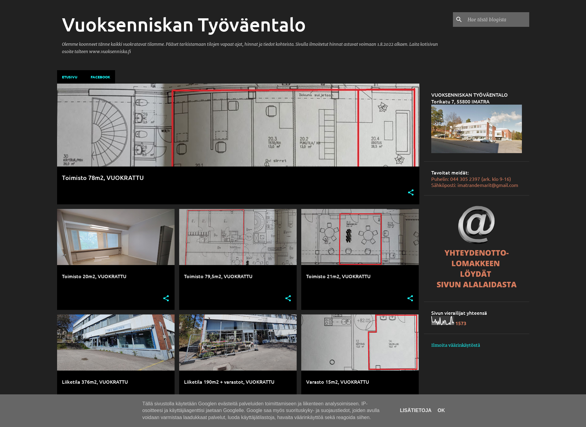 Screenshot for vuoksenniska.fi
