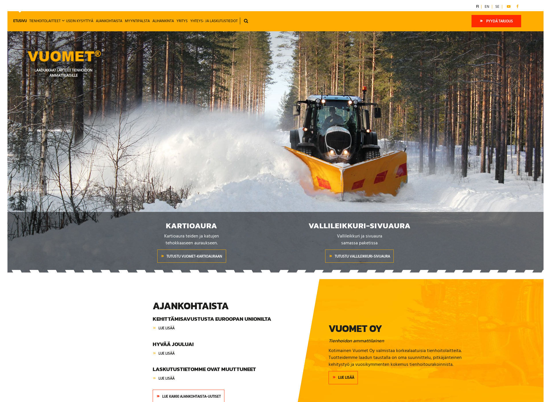 Screenshot for vuomet.fi