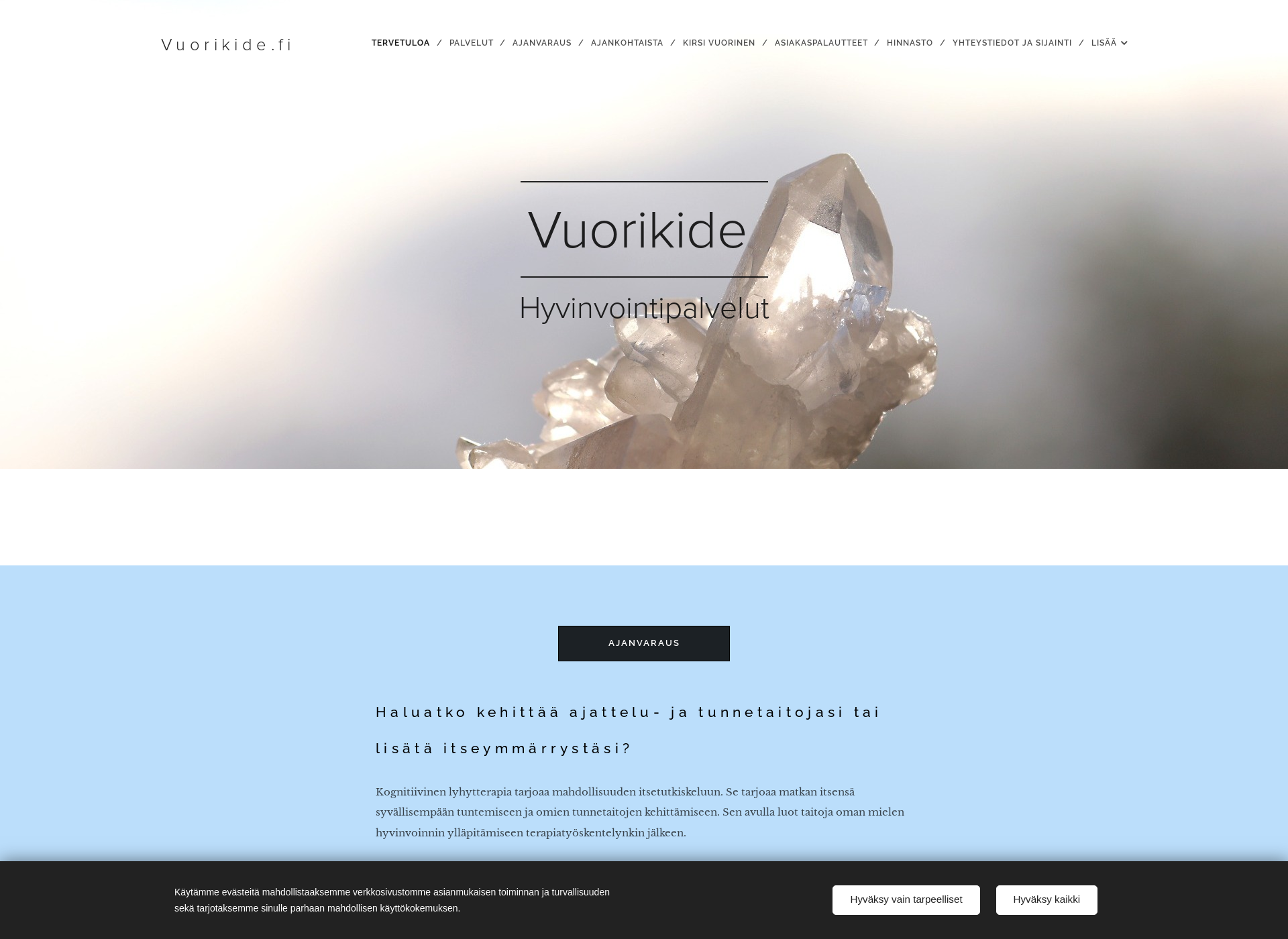 Screenshot for vuorikide.fi