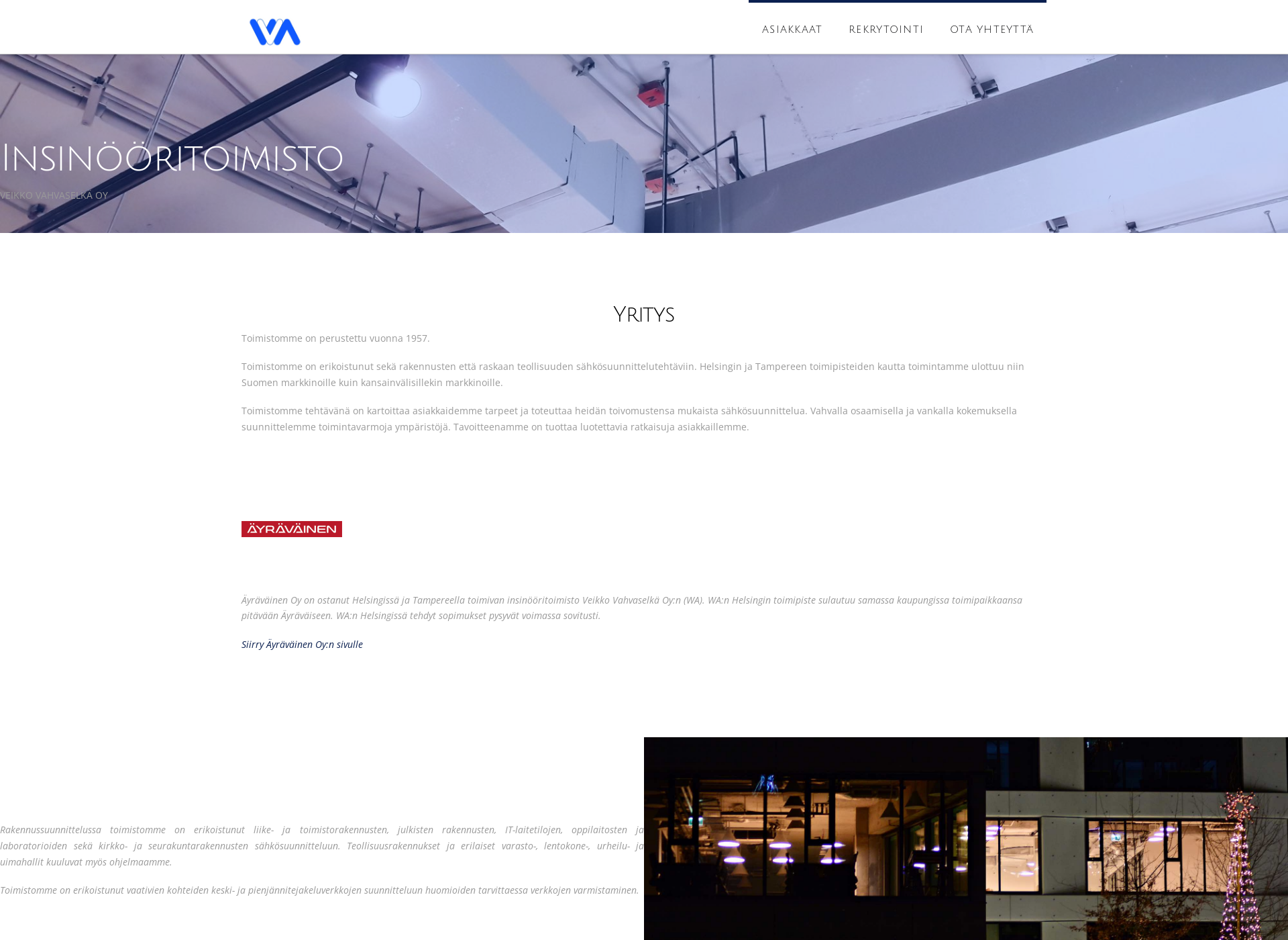 Screenshot for vva.fi