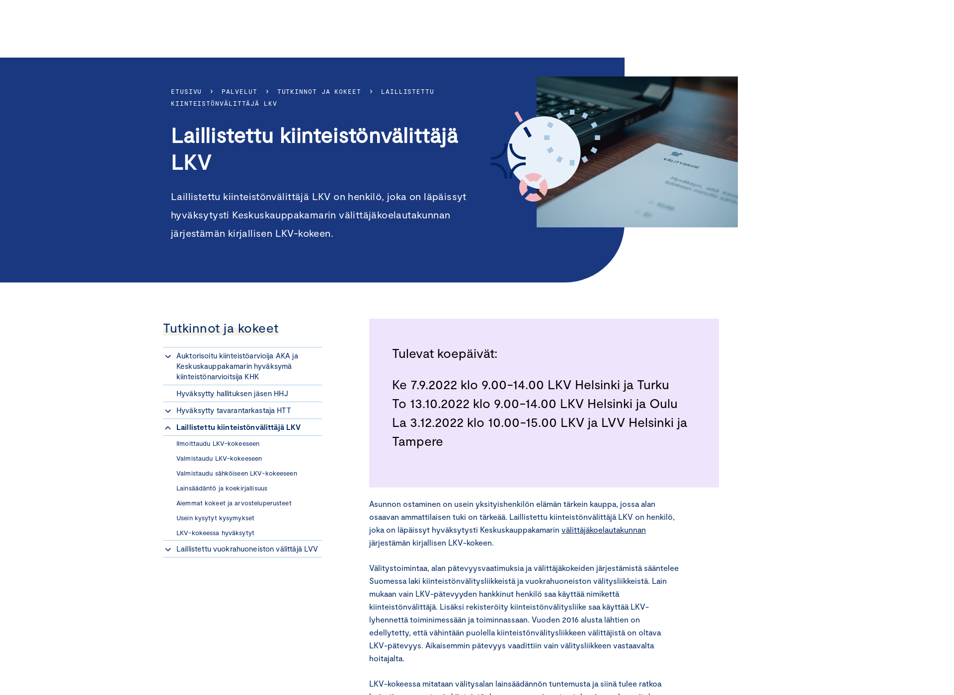 Screenshot for välityslautakunta.fi