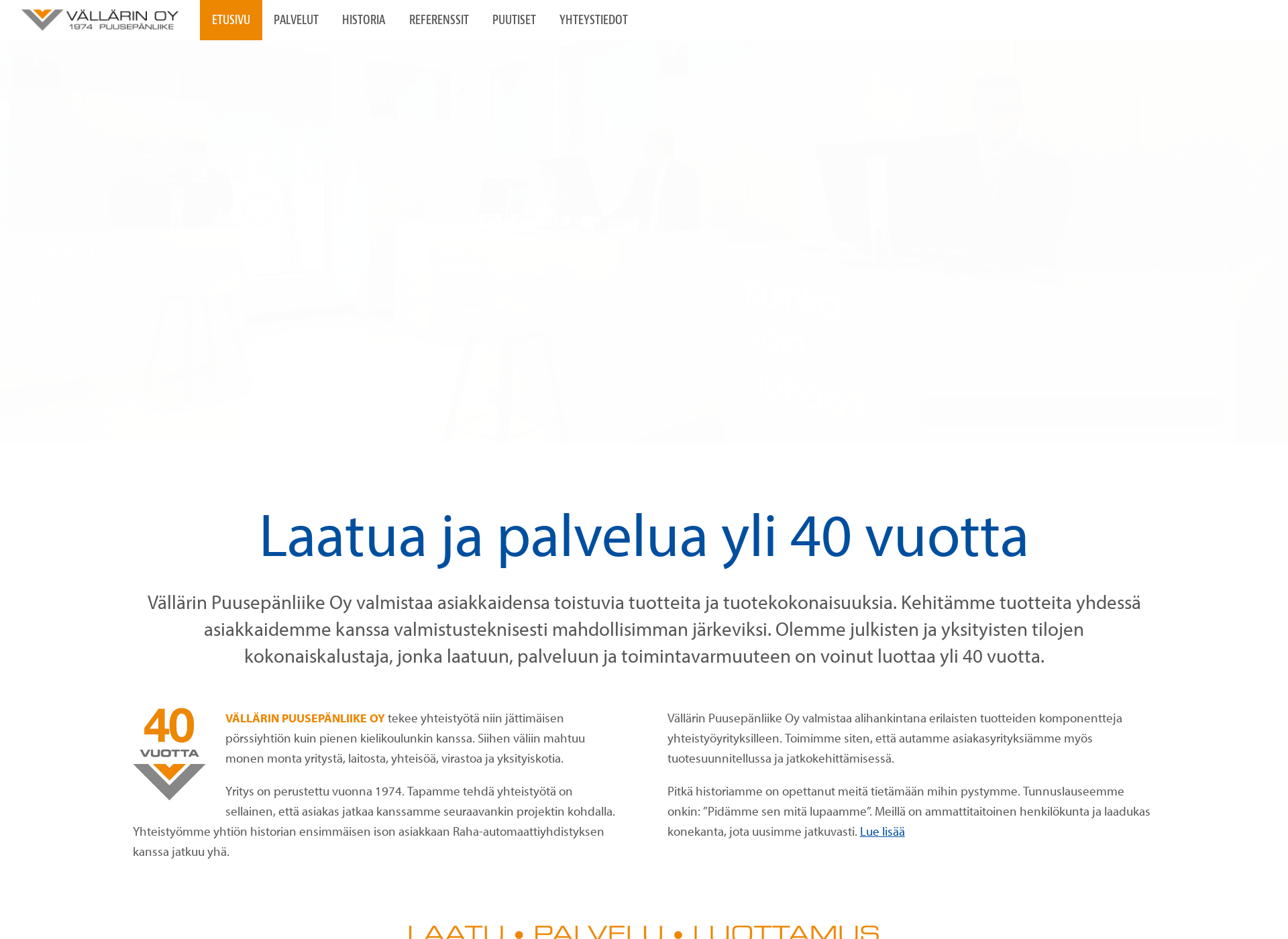 Screenshot for vällärin.fi