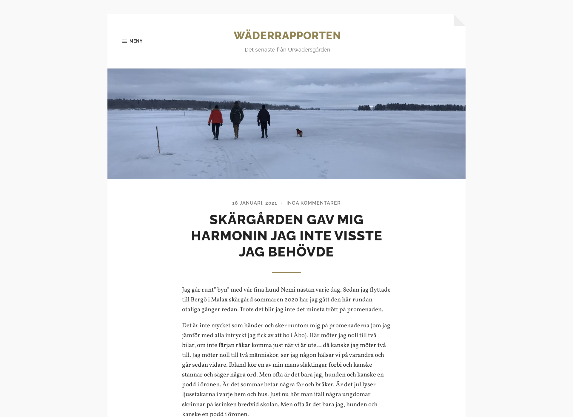Näyttökuva waderrapporten.fi