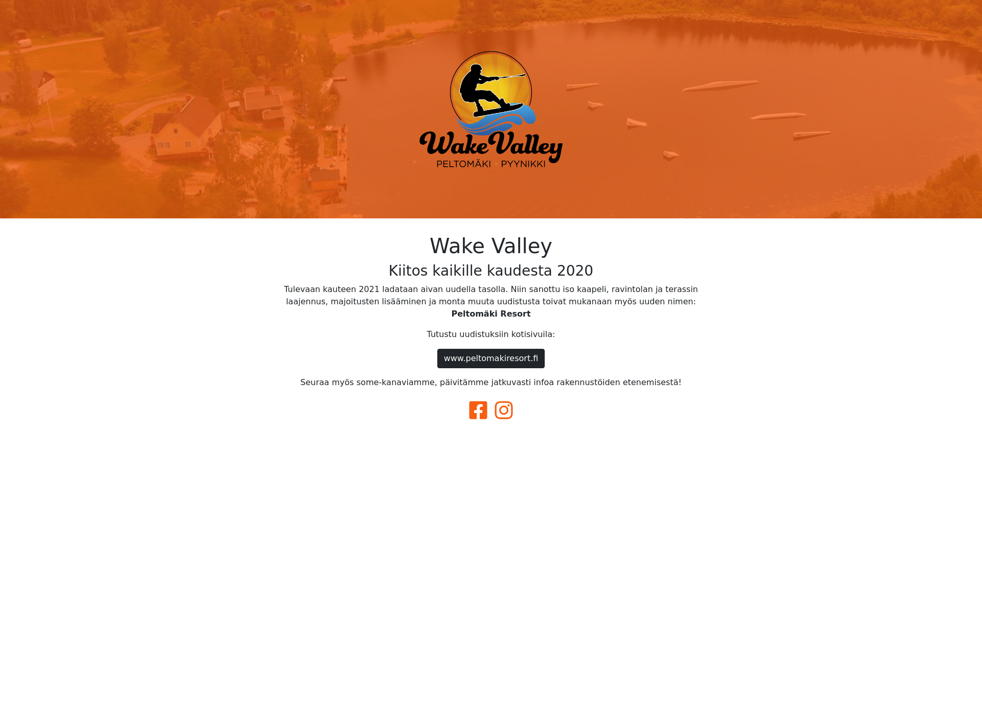 Screenshot for wakevalley.fi