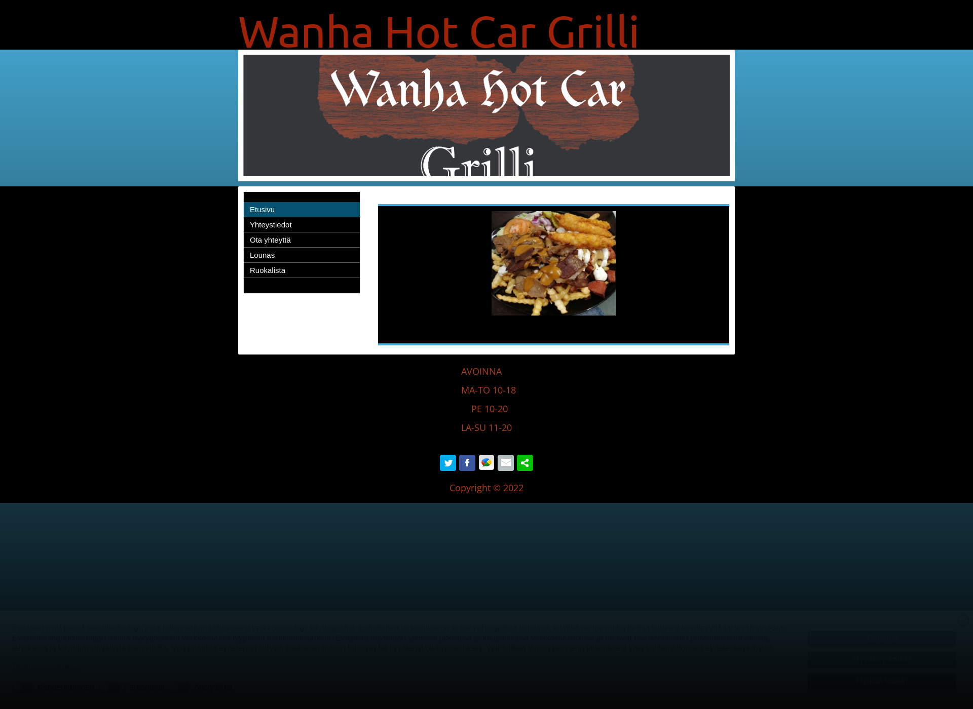 Screenshot for wanhahotcargrilli.fi