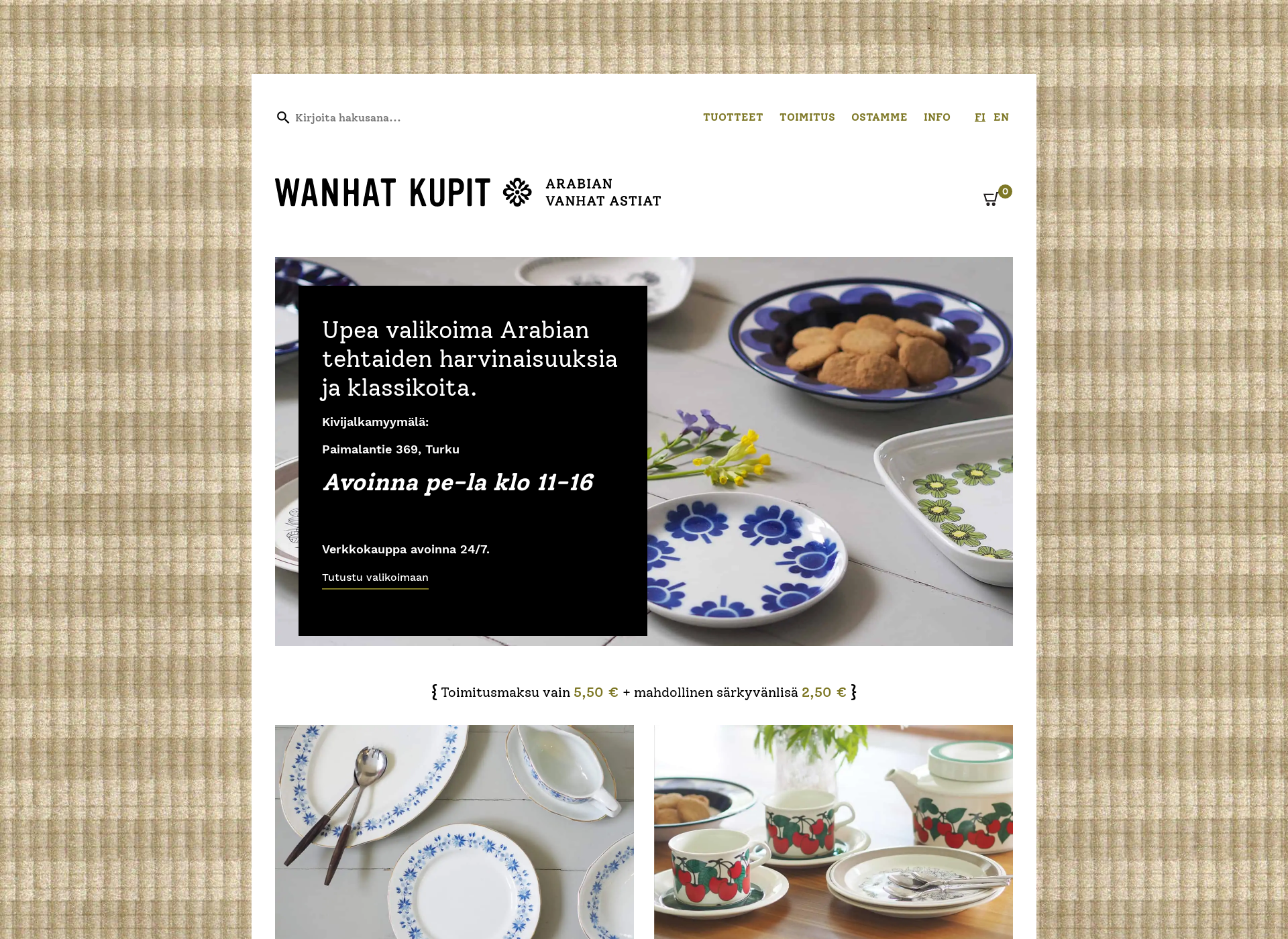 Screenshot for wanhatkupit.fi