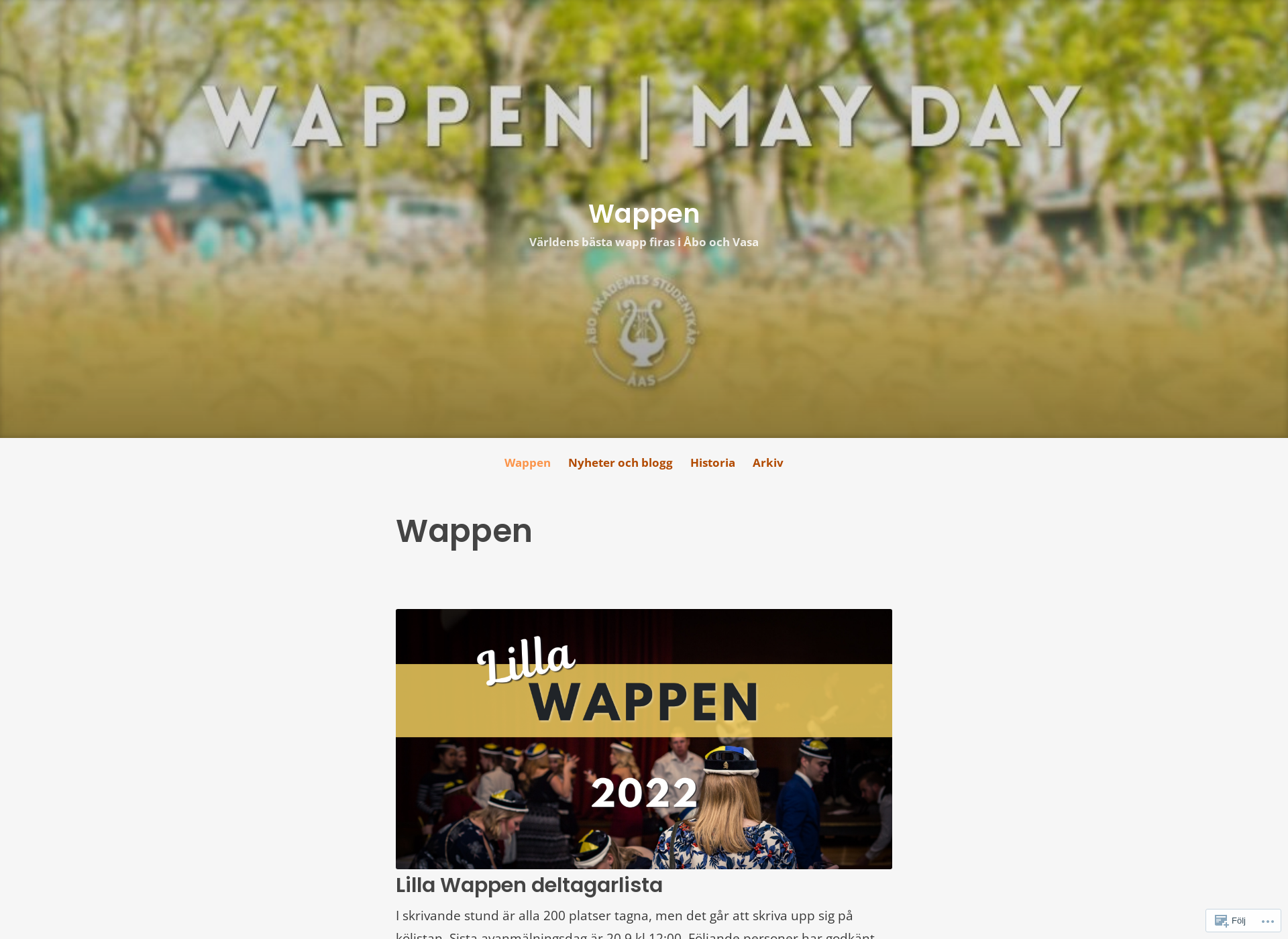Screenshot for wappen.fi