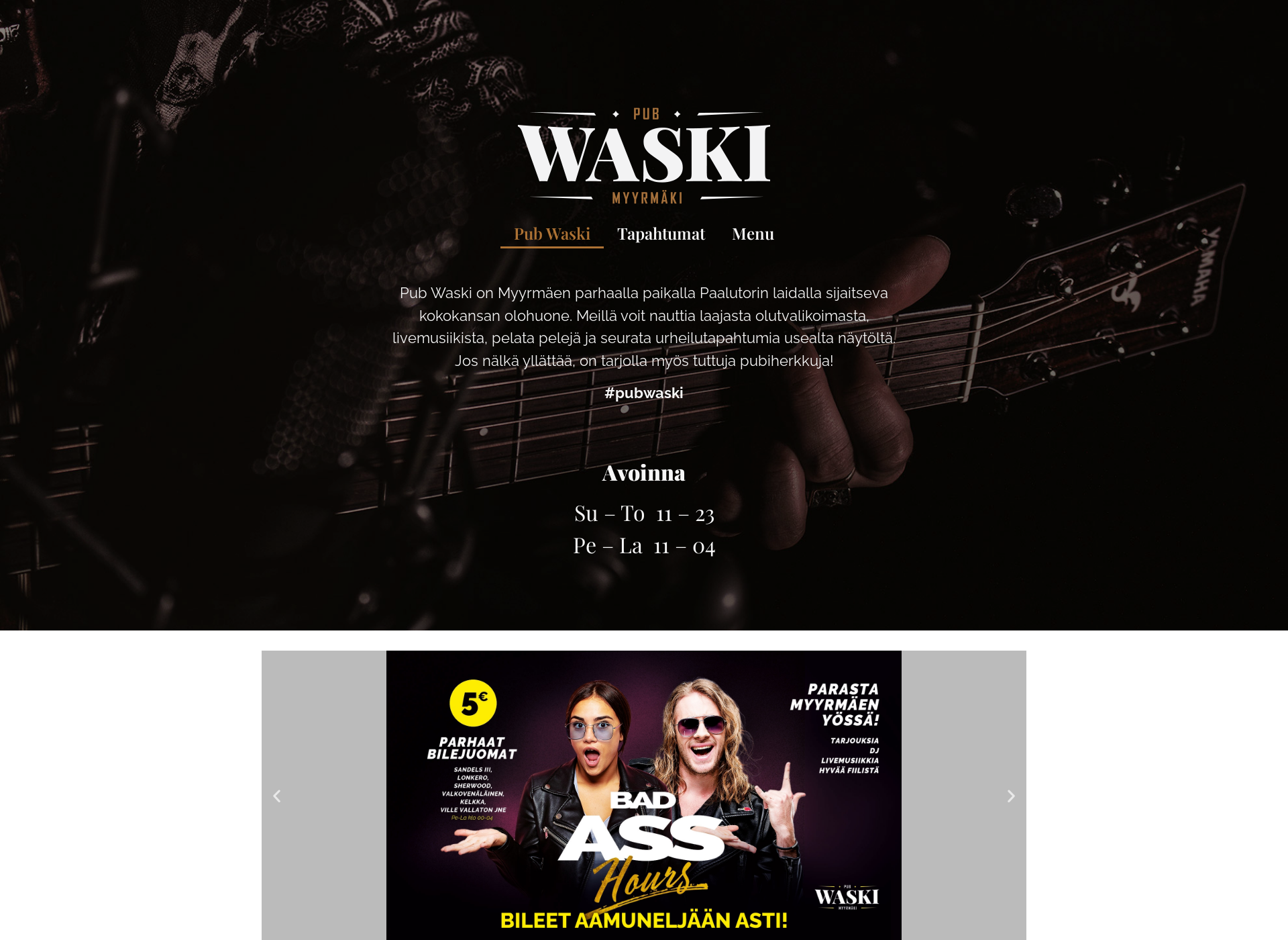 Screenshot for waski.fi