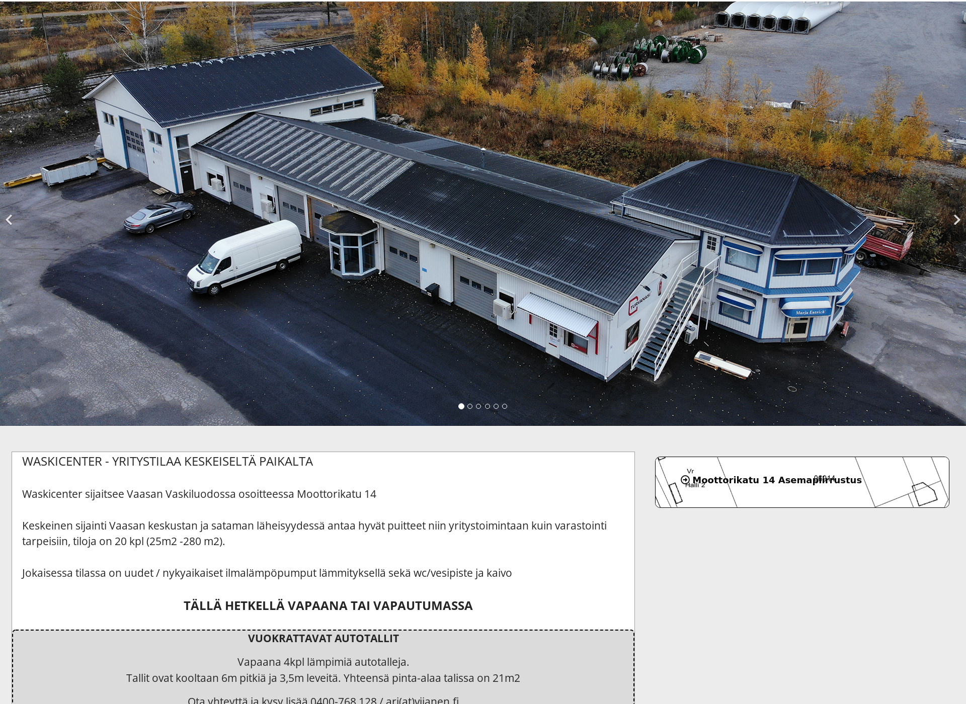 Screenshot for waskicenter.fi