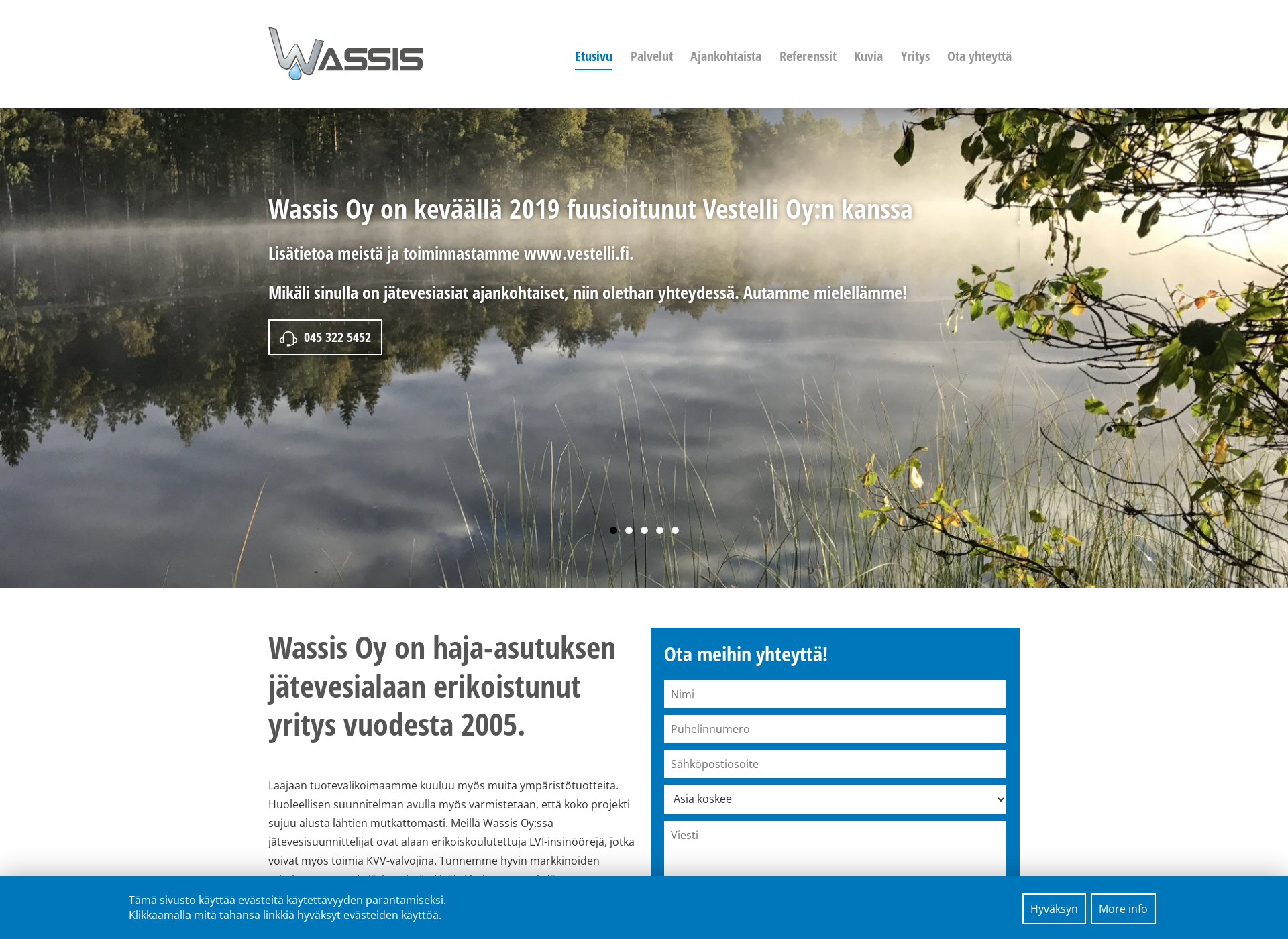 Screenshot for wassis.fi