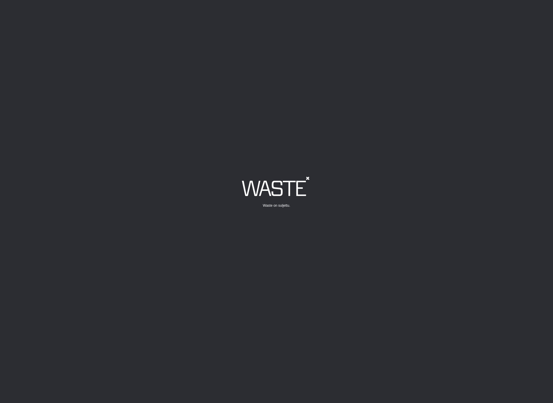 Skärmdump för waste.fi