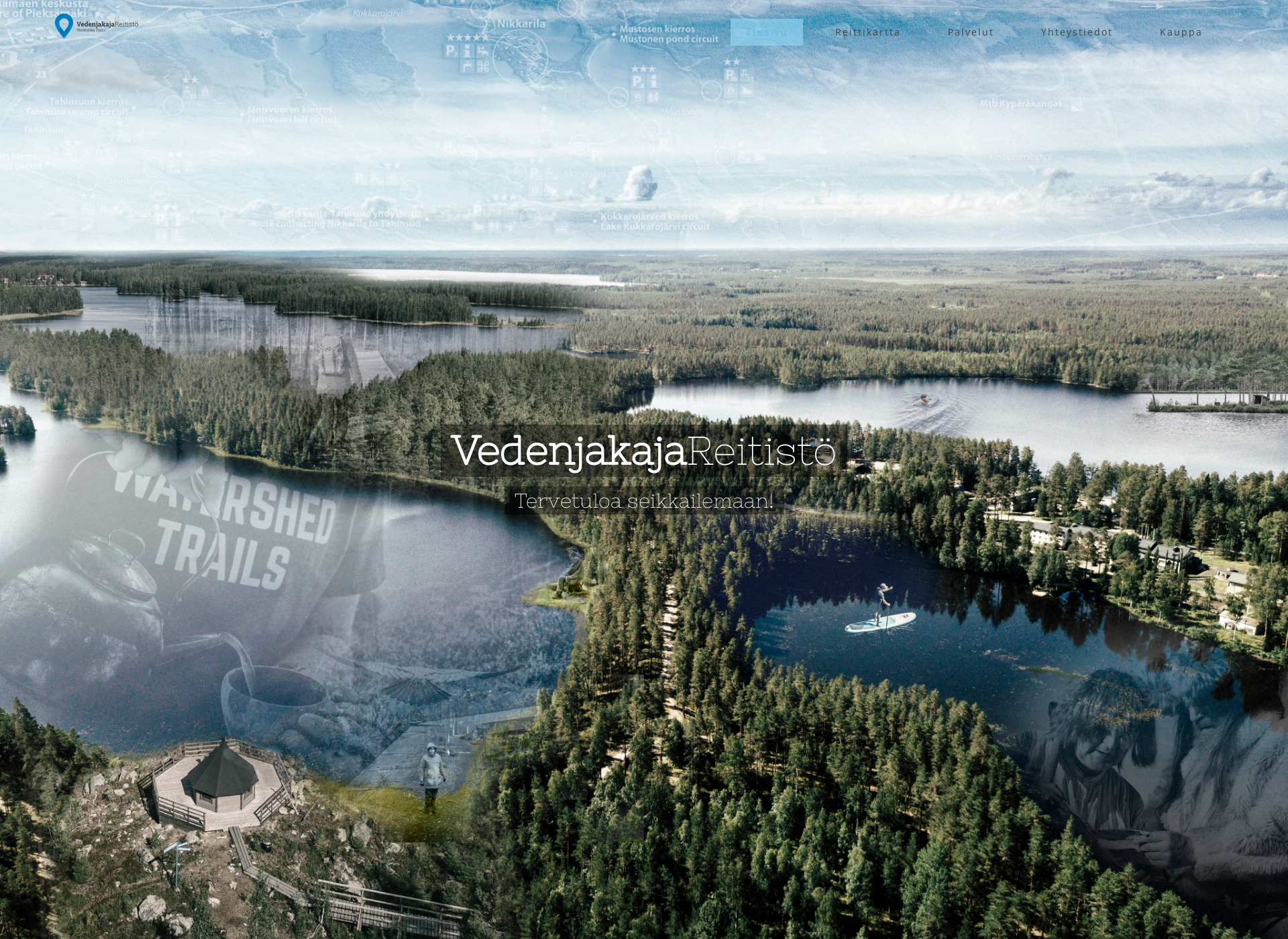 Skärmdump för watershedtrails.fi