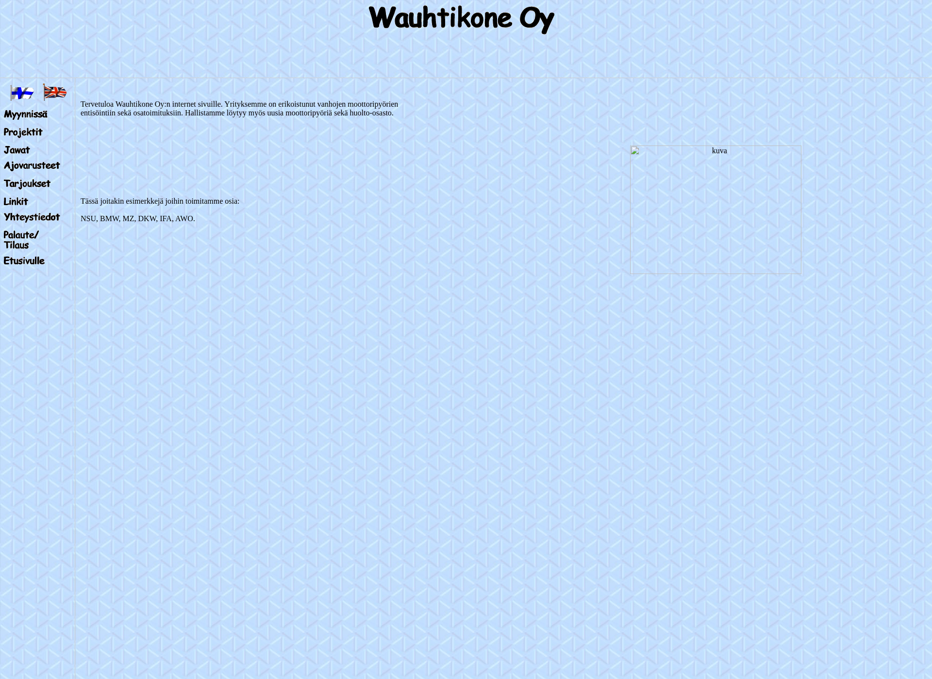 Screenshot for wauhtikone.fi
