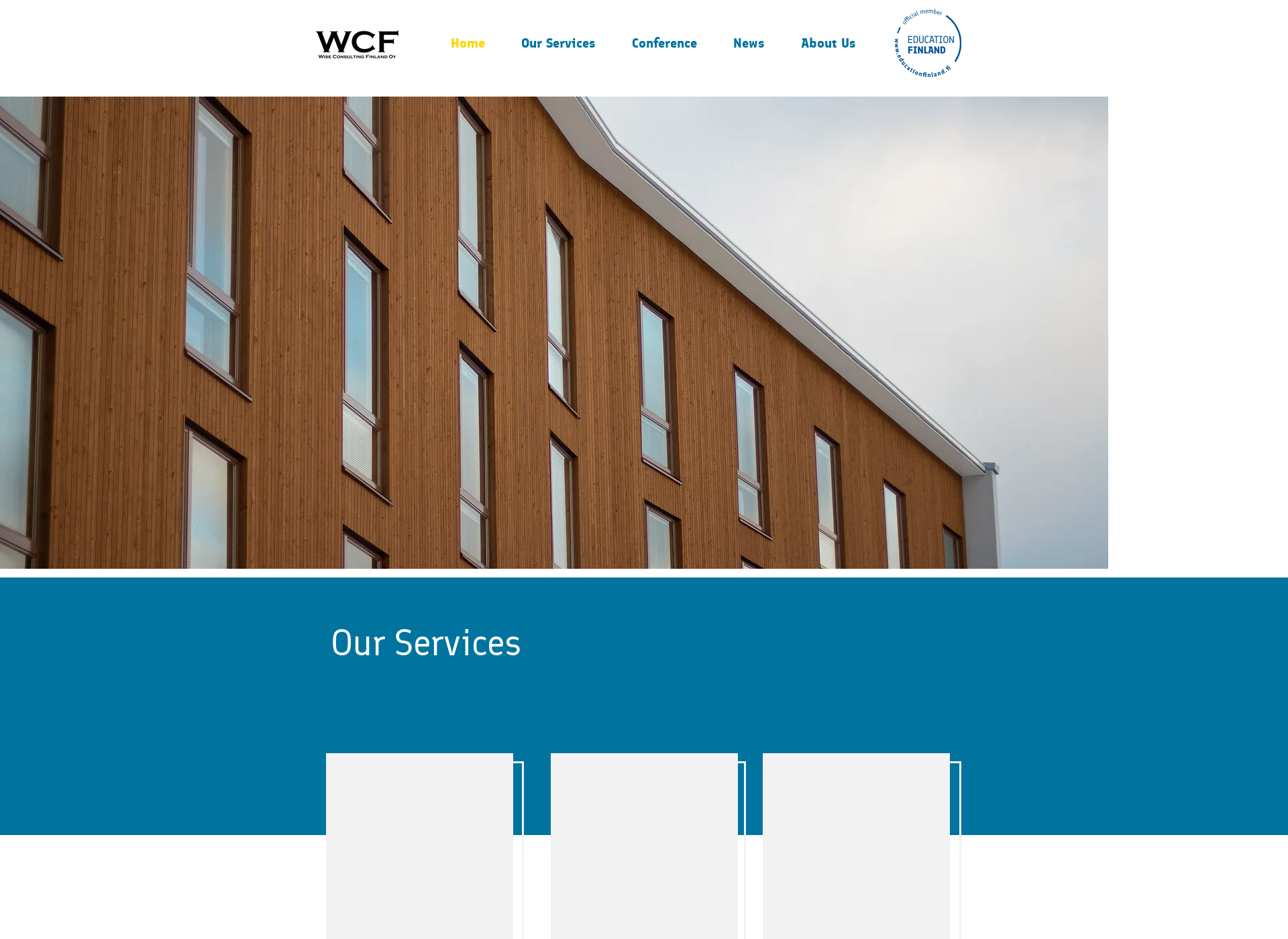 Skärmdump för wcf.fi