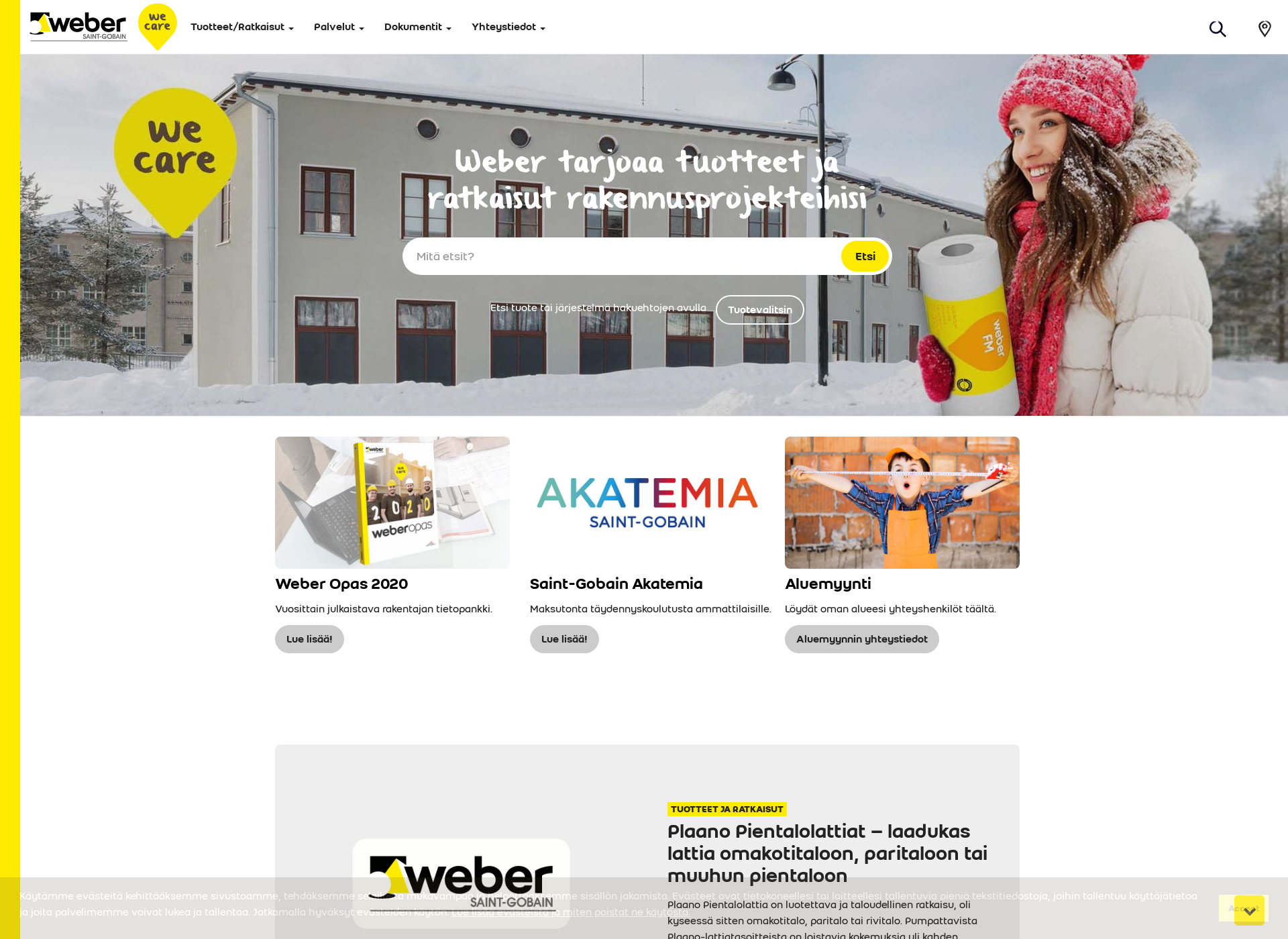 Screenshot for weber-fi.fi