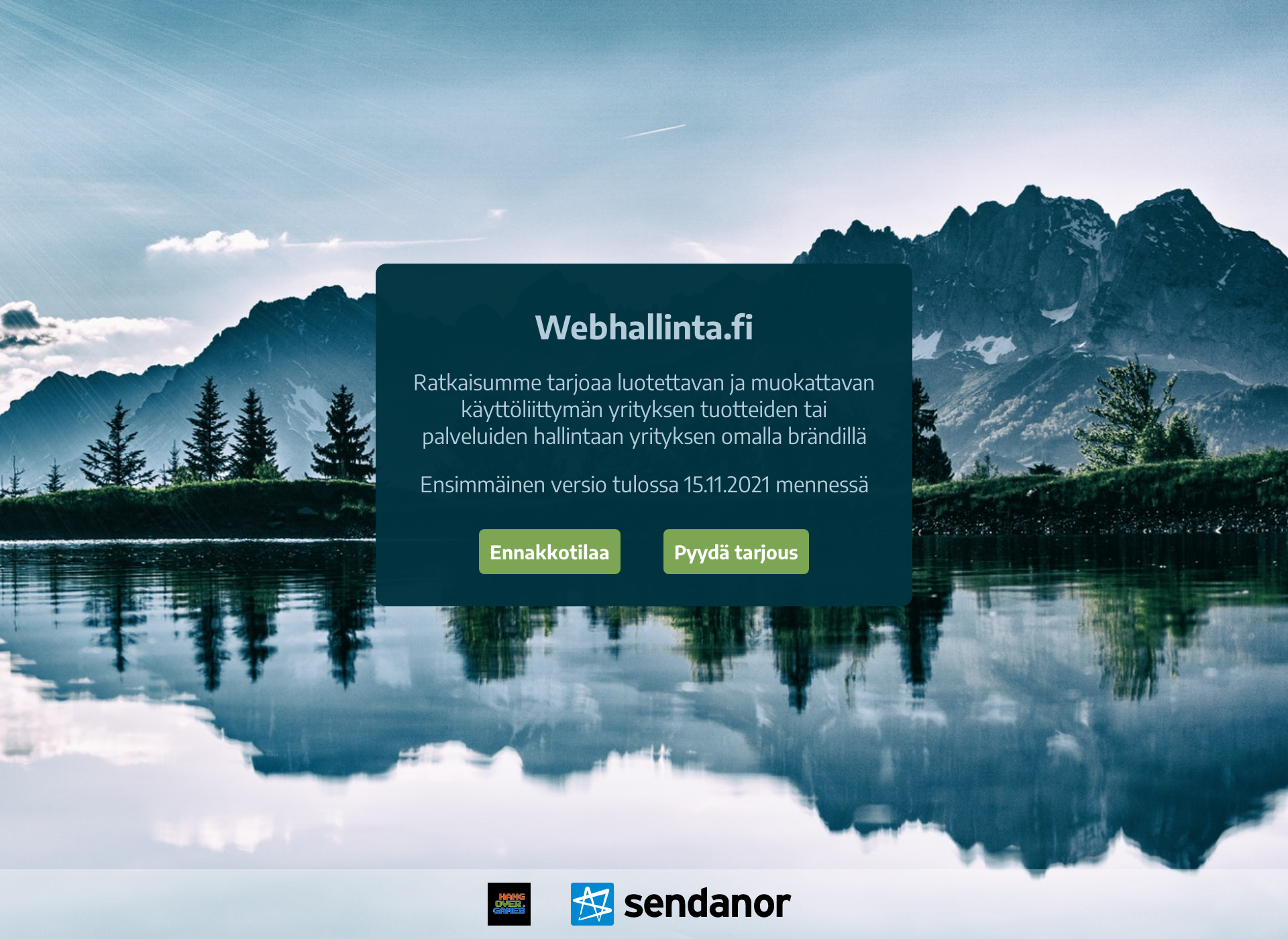 Screenshot for webhallinta.fi