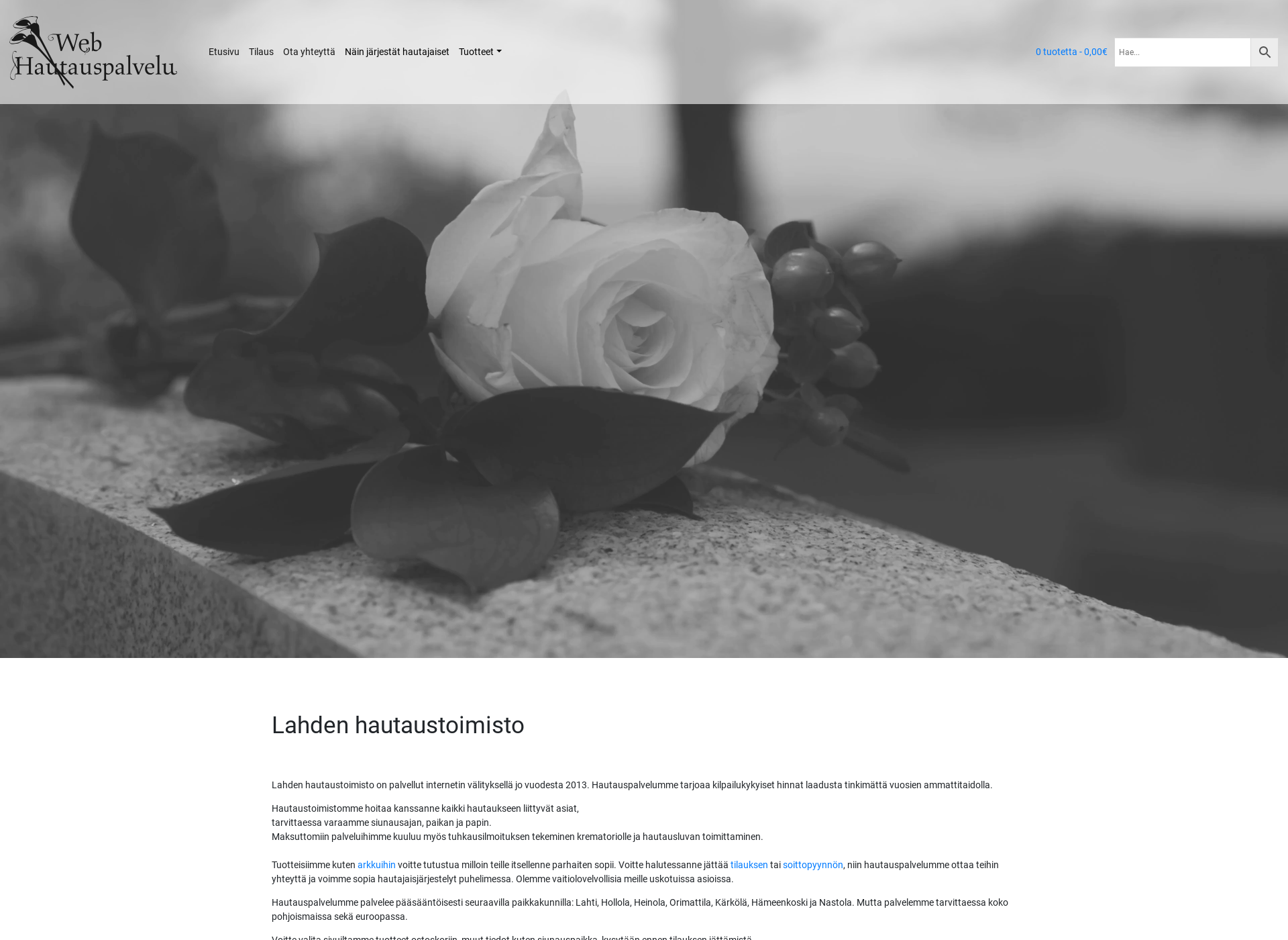 Screenshot for webhautauspalvelu.fi