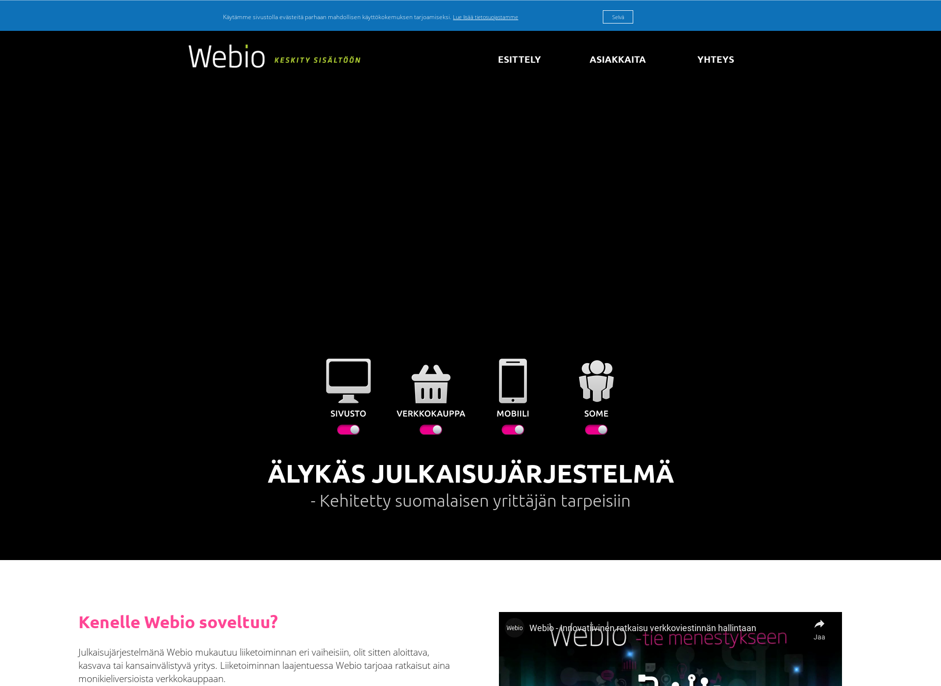 Screenshot for webio.fi