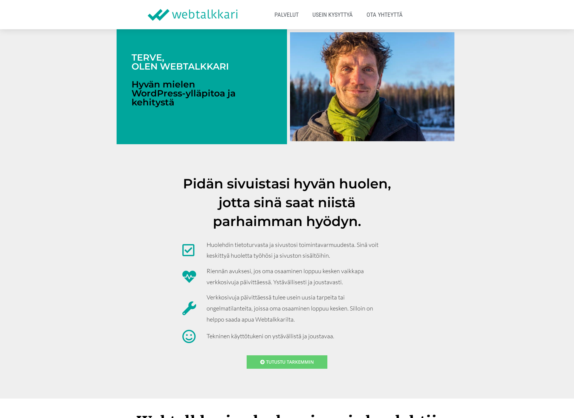 Screenshot for webtalkkari.fi
