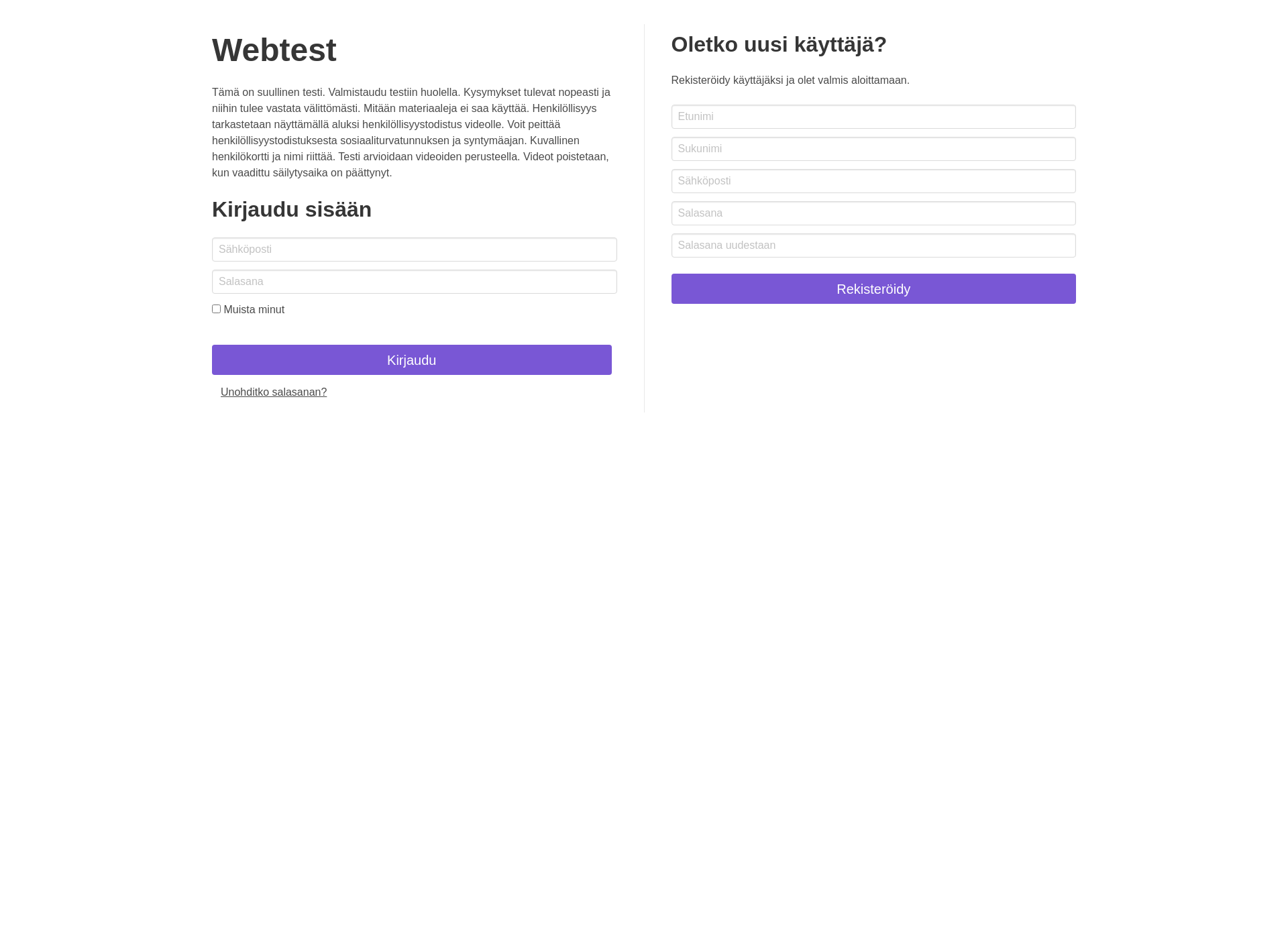Screenshot for webtest.fi