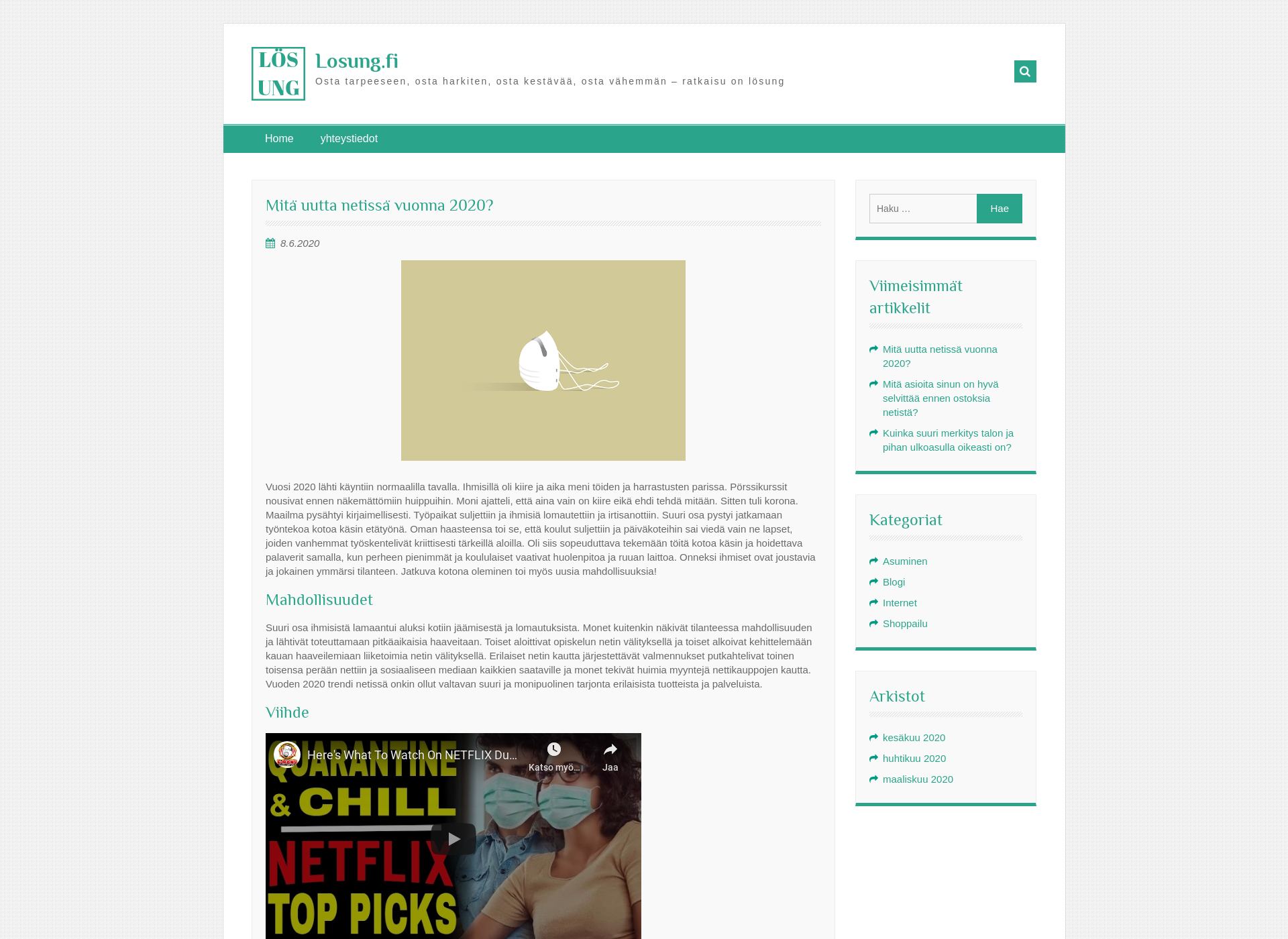 Skärmdump för webvalue.fi