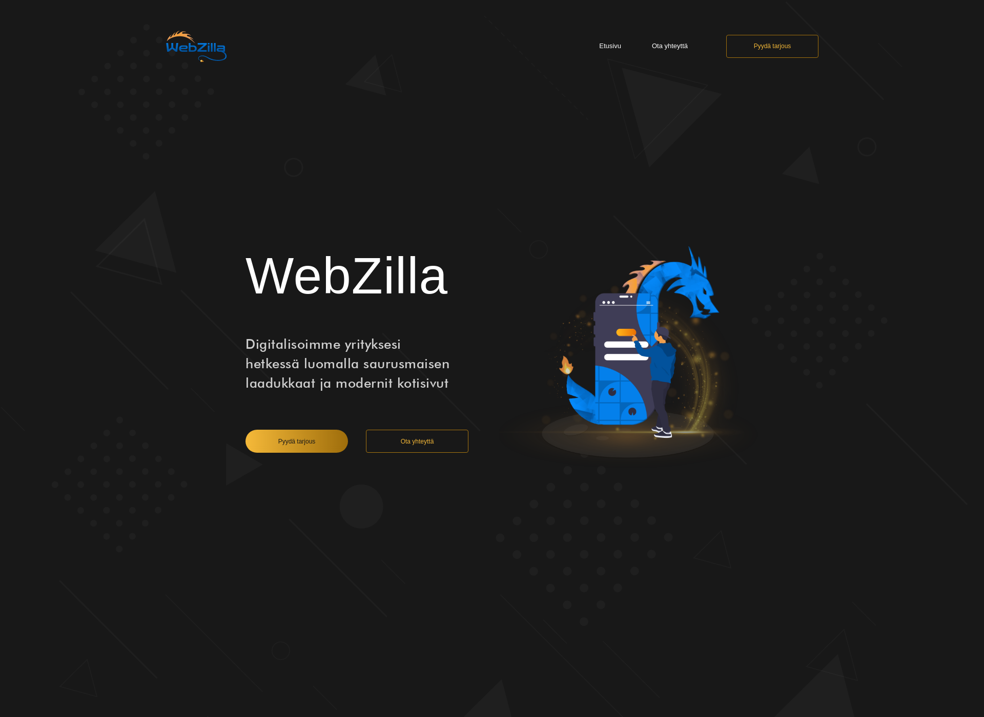 Skärmdump för webzilla.fi