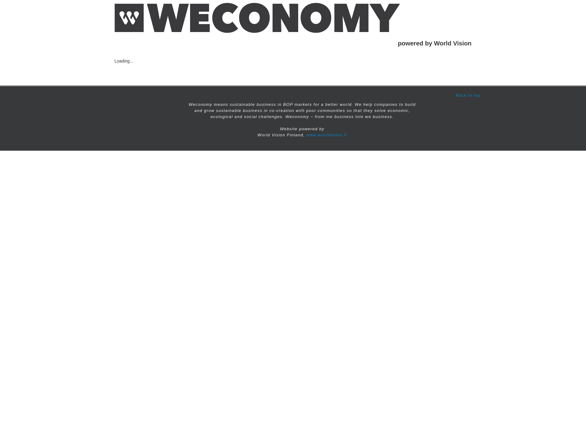 Screenshot for weconomy.fi