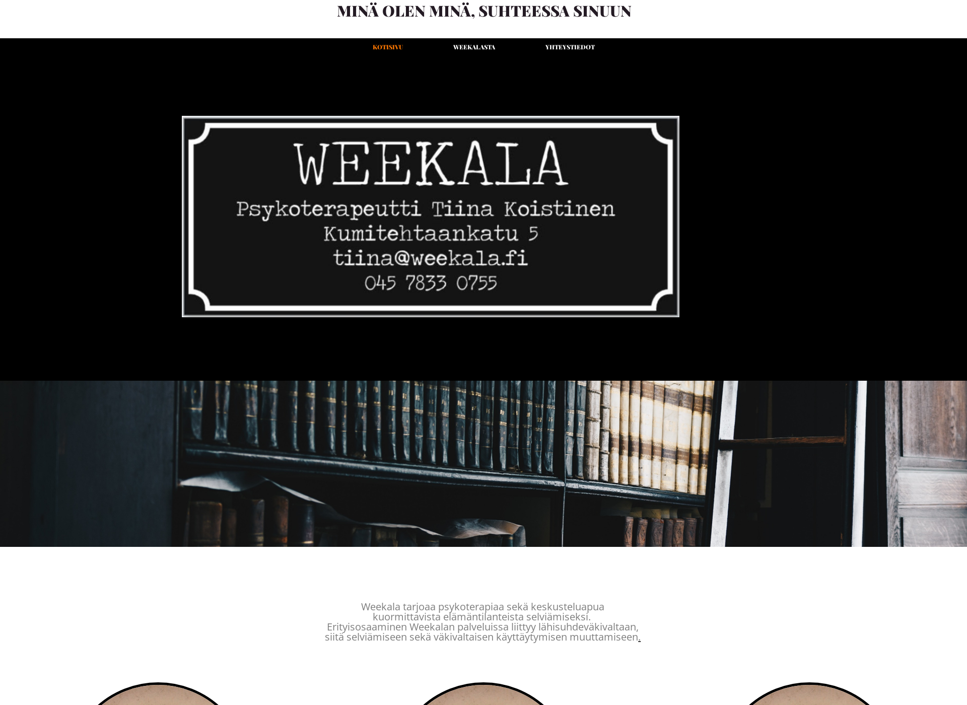 Skärmdump för weekala.fi