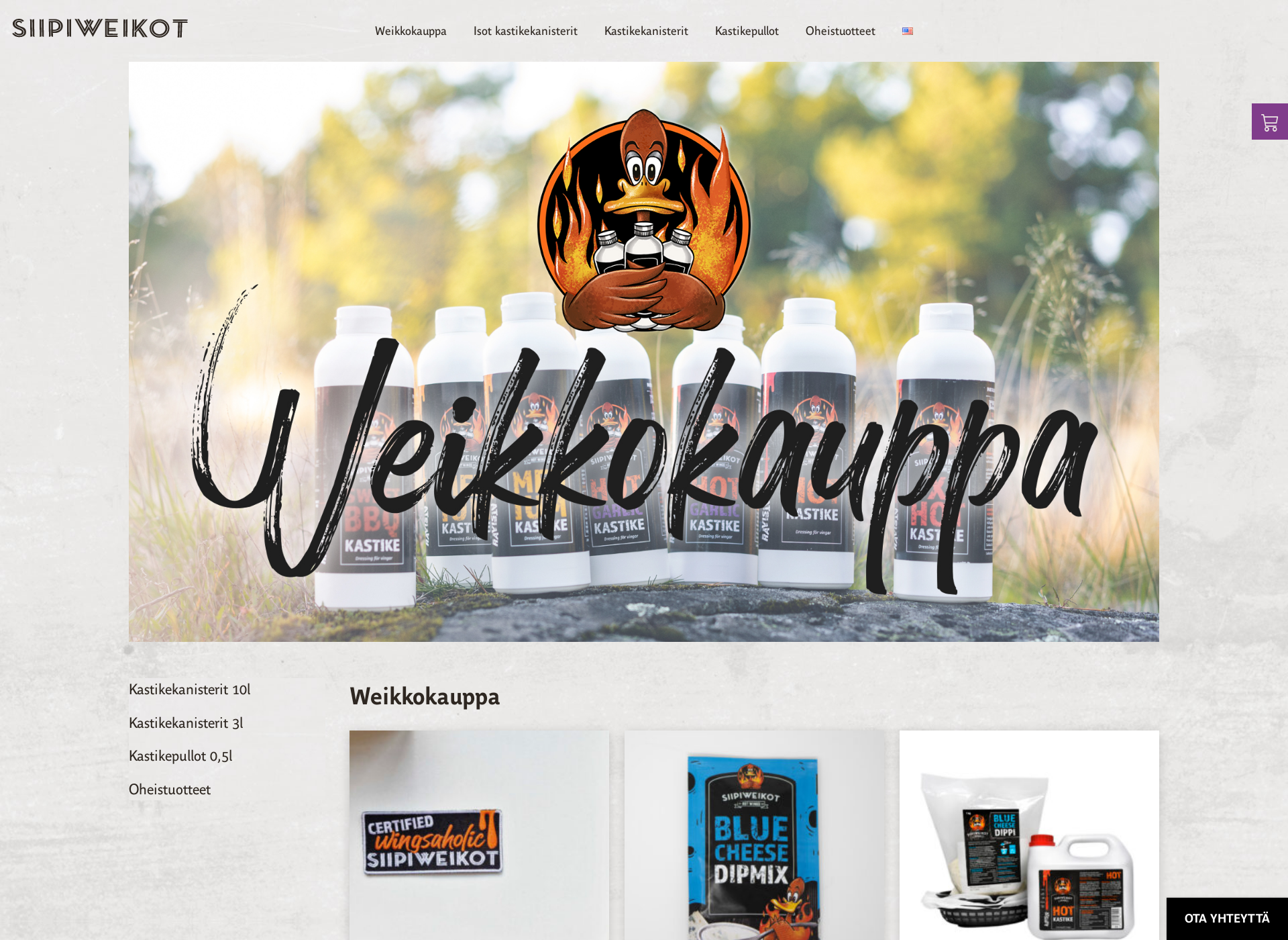 Screenshot for weikkokauppa.fi