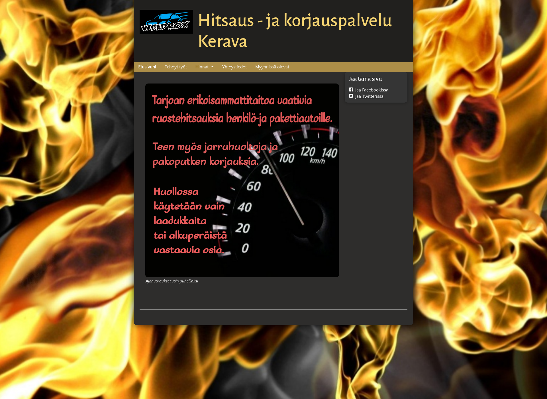 Screenshot for weldrox.fi