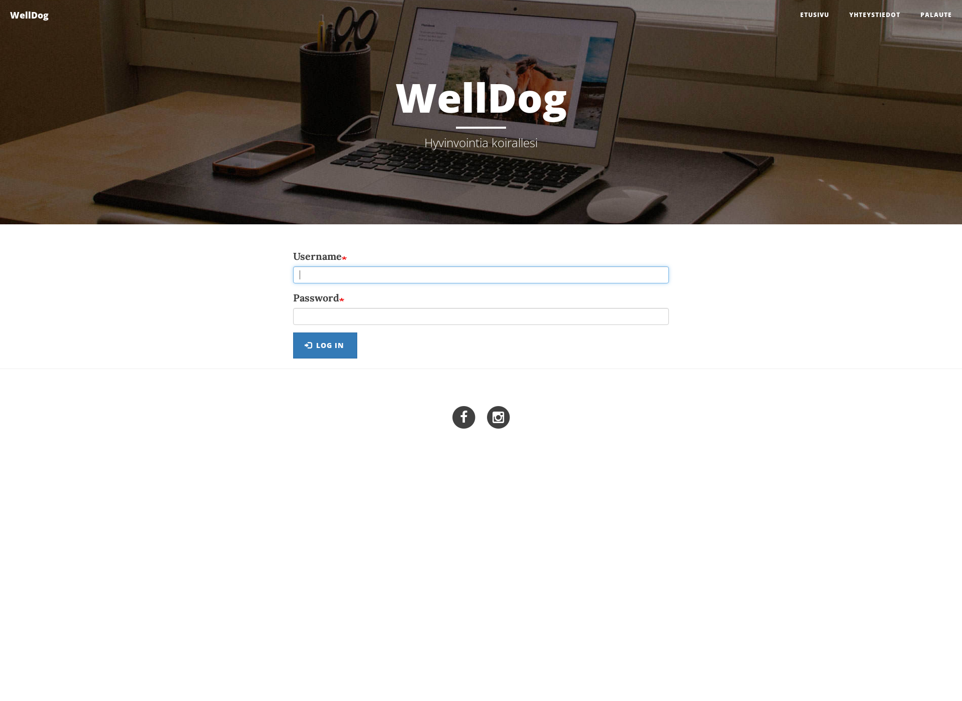 Screenshot for welldog.fi