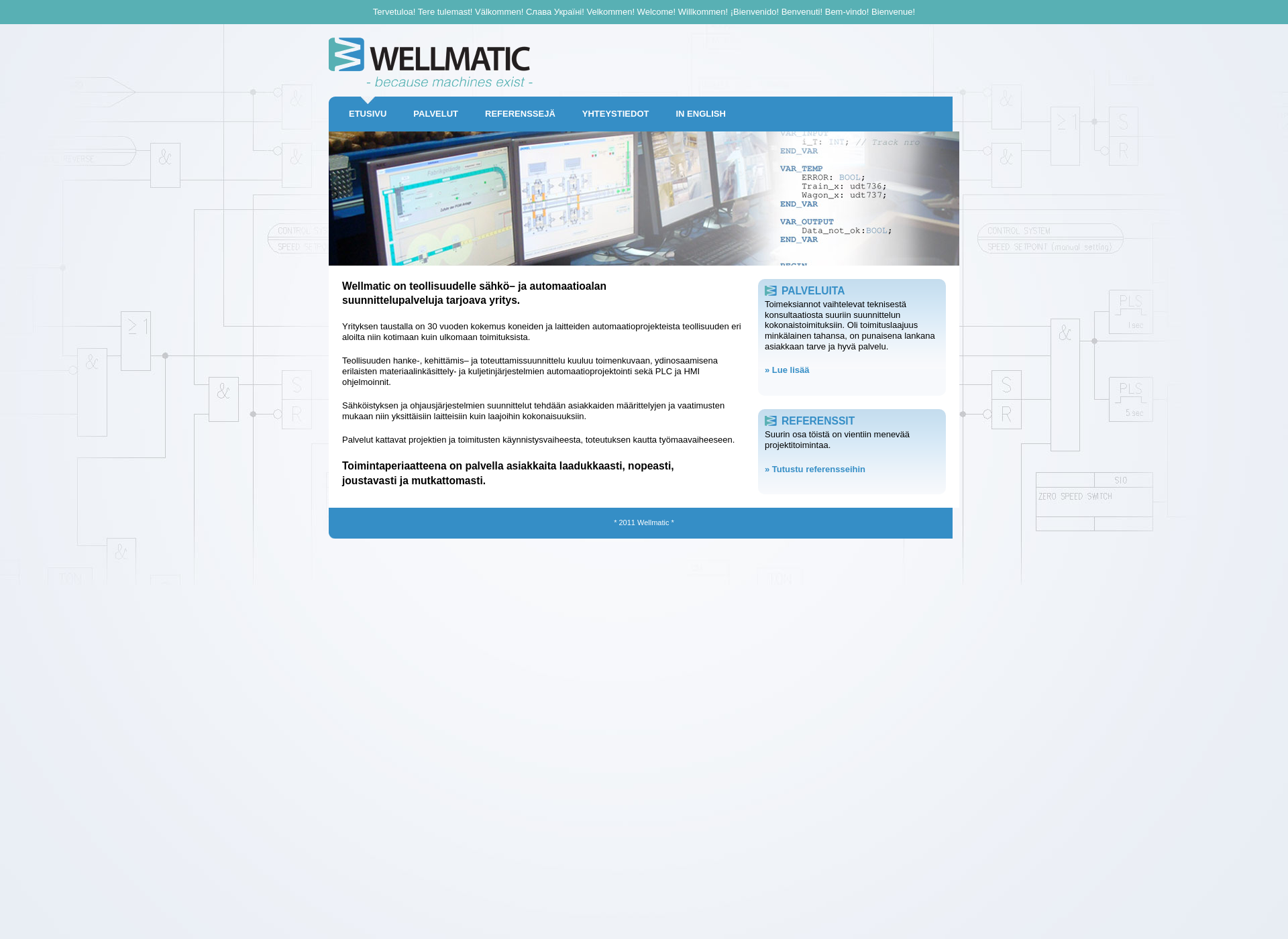 Screenshot for wellmatic.fi