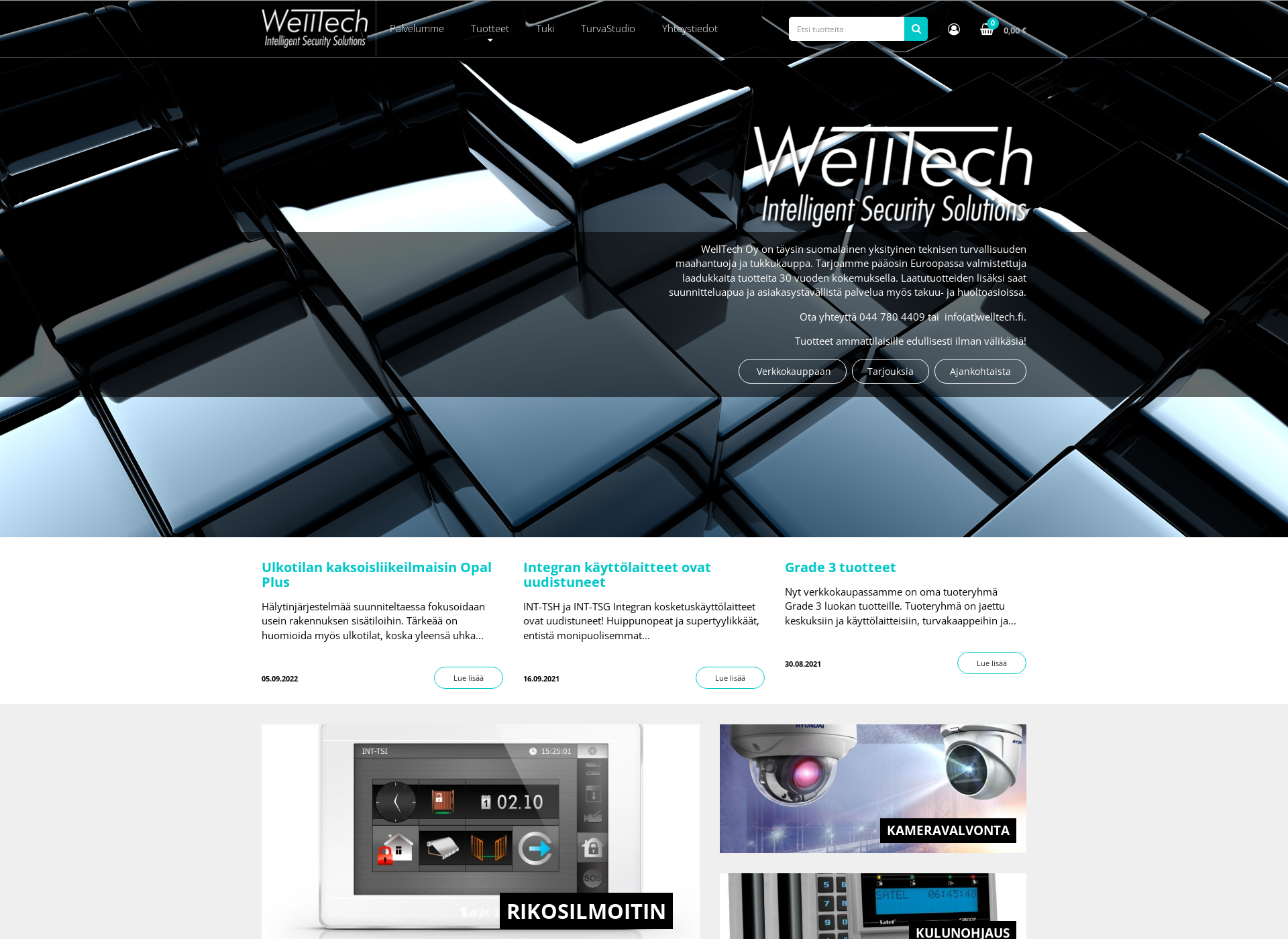 Screenshot for welltech.fi