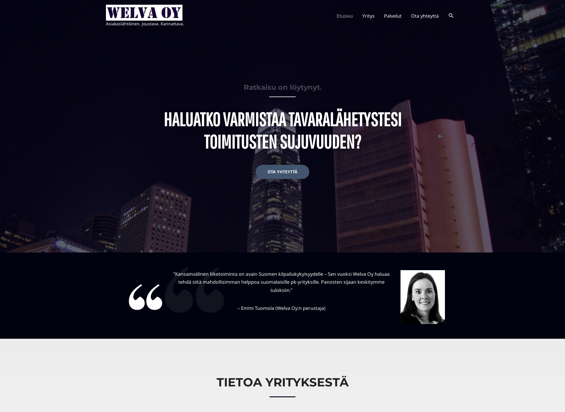 Screenshot for welva.fi