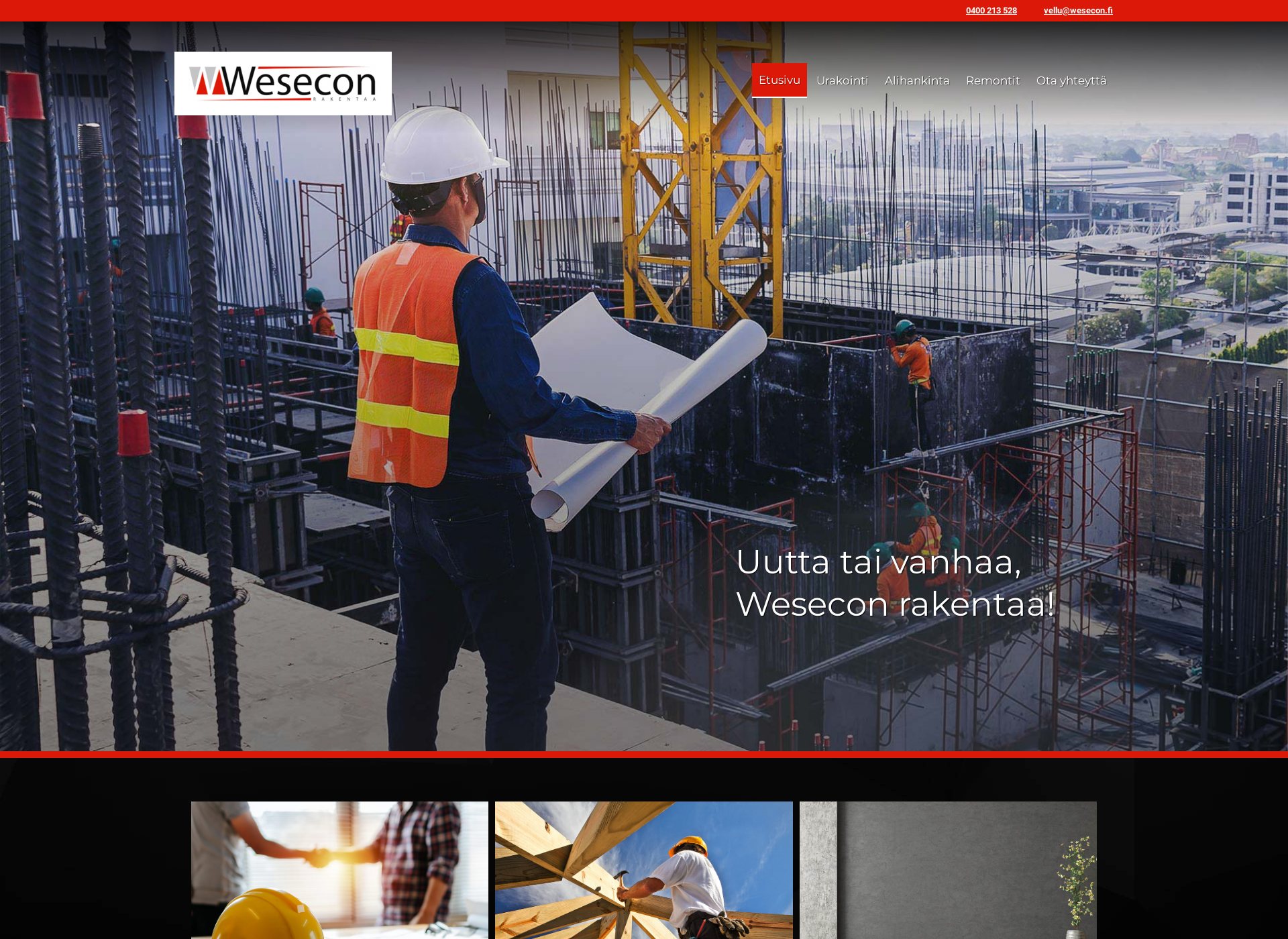 Screenshot for wesecon.fi