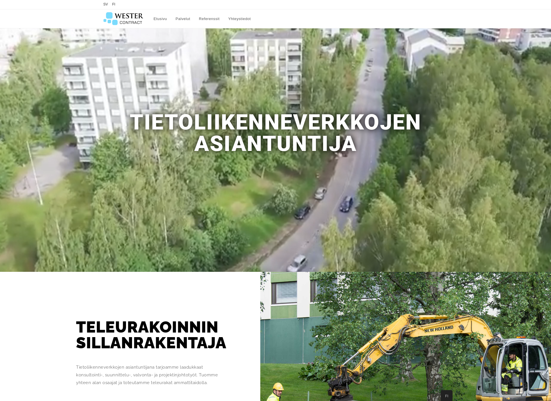 Näyttökuva westercontract.fi
