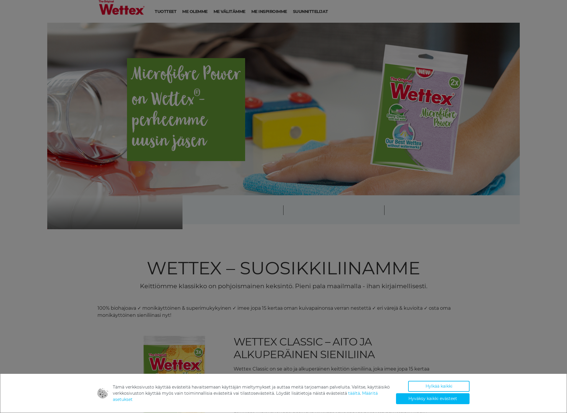 Näyttökuva wettex.fi