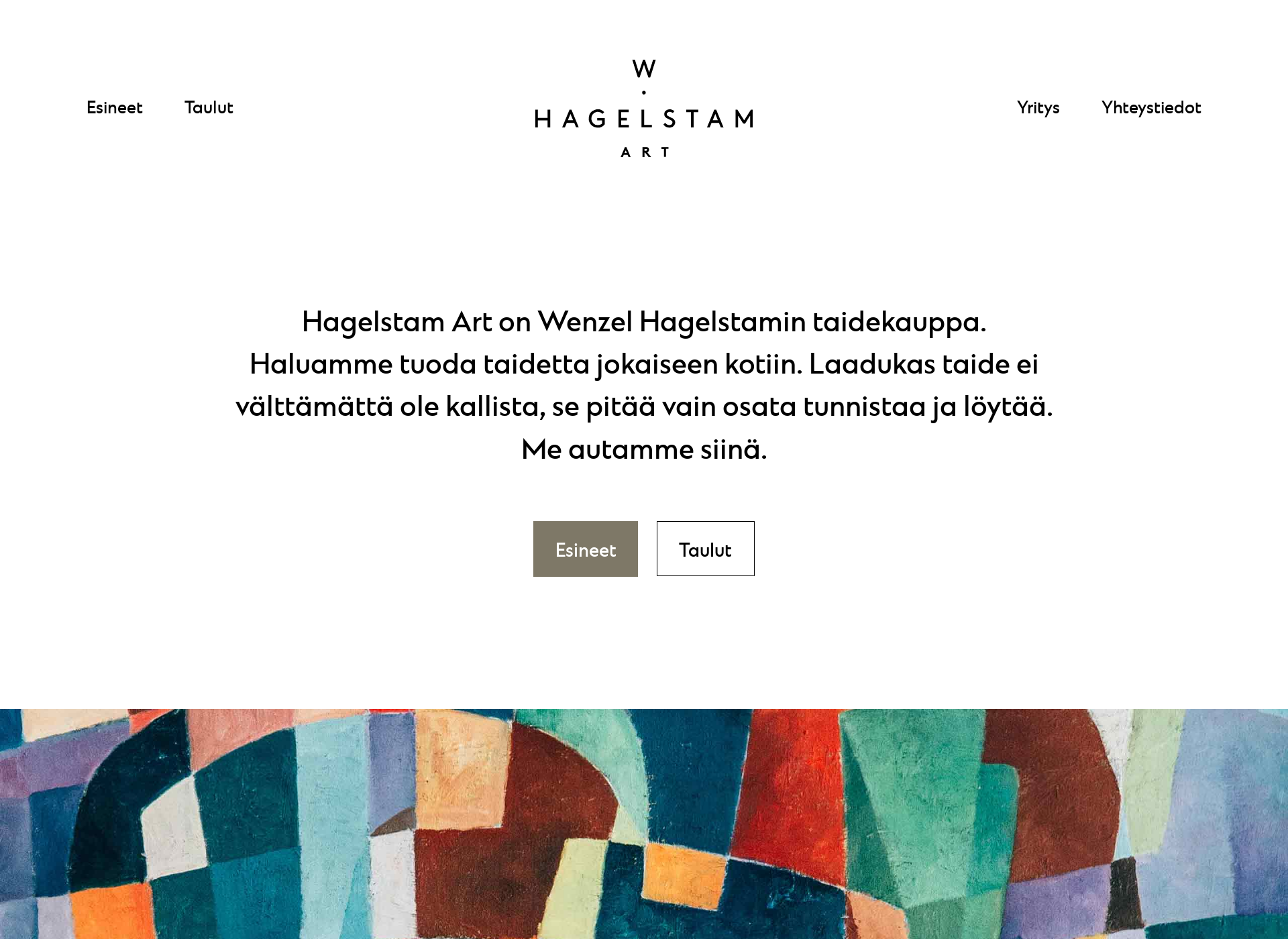 Skärmdump för whagelstam.fi