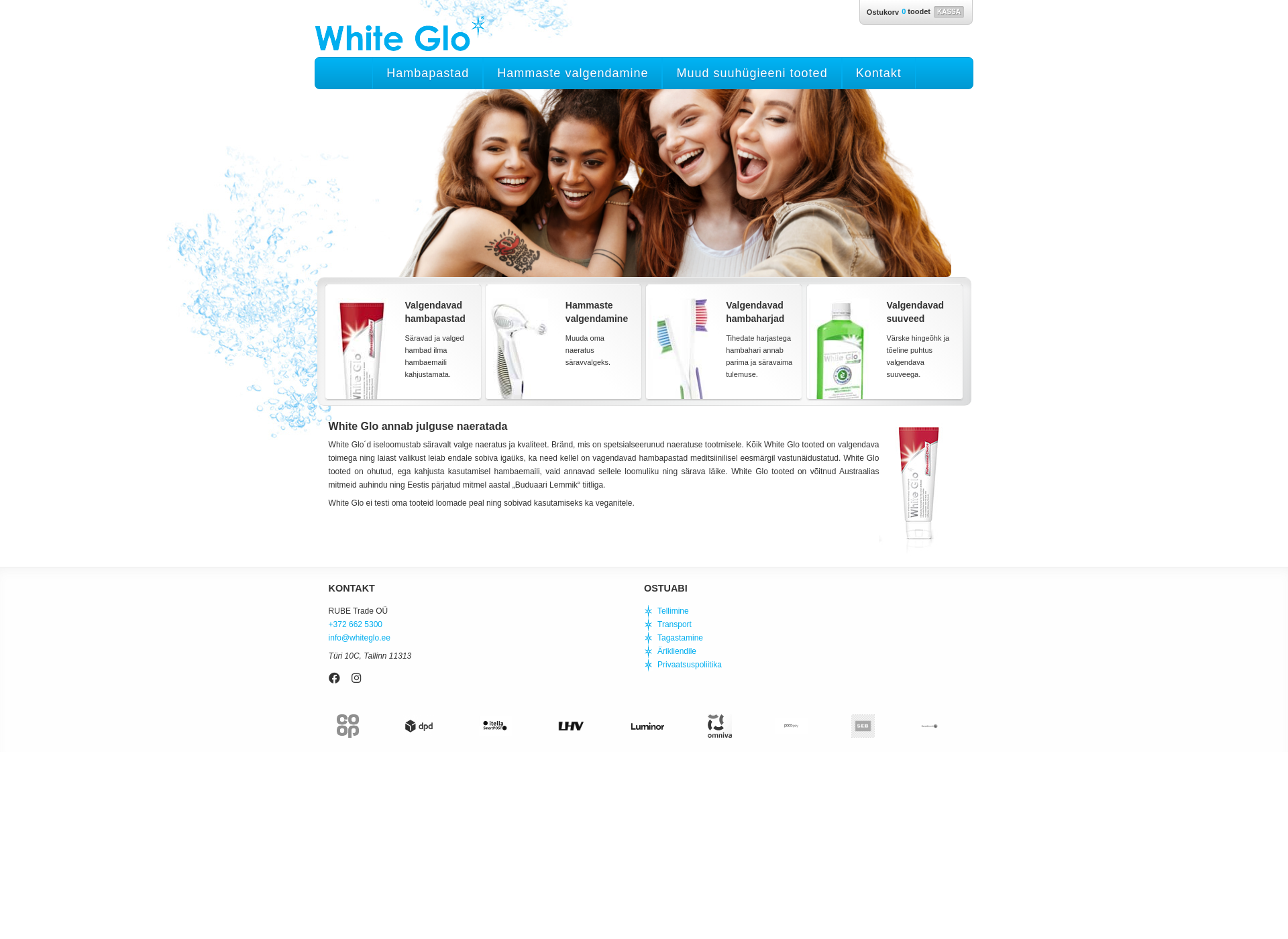 Screenshot for whiteglo.fi