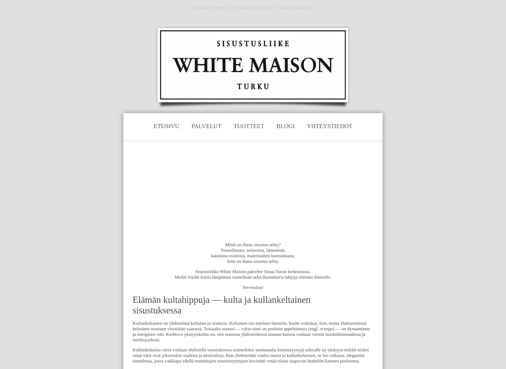 Screenshot for whitemaison.fi