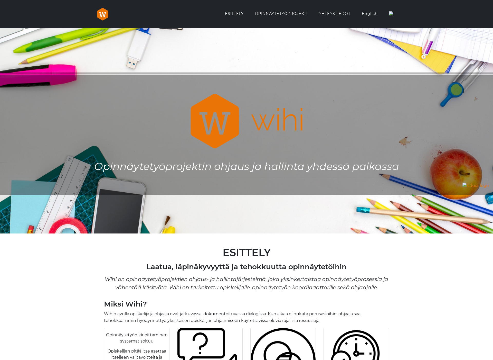 Skärmdump för wihi.fi