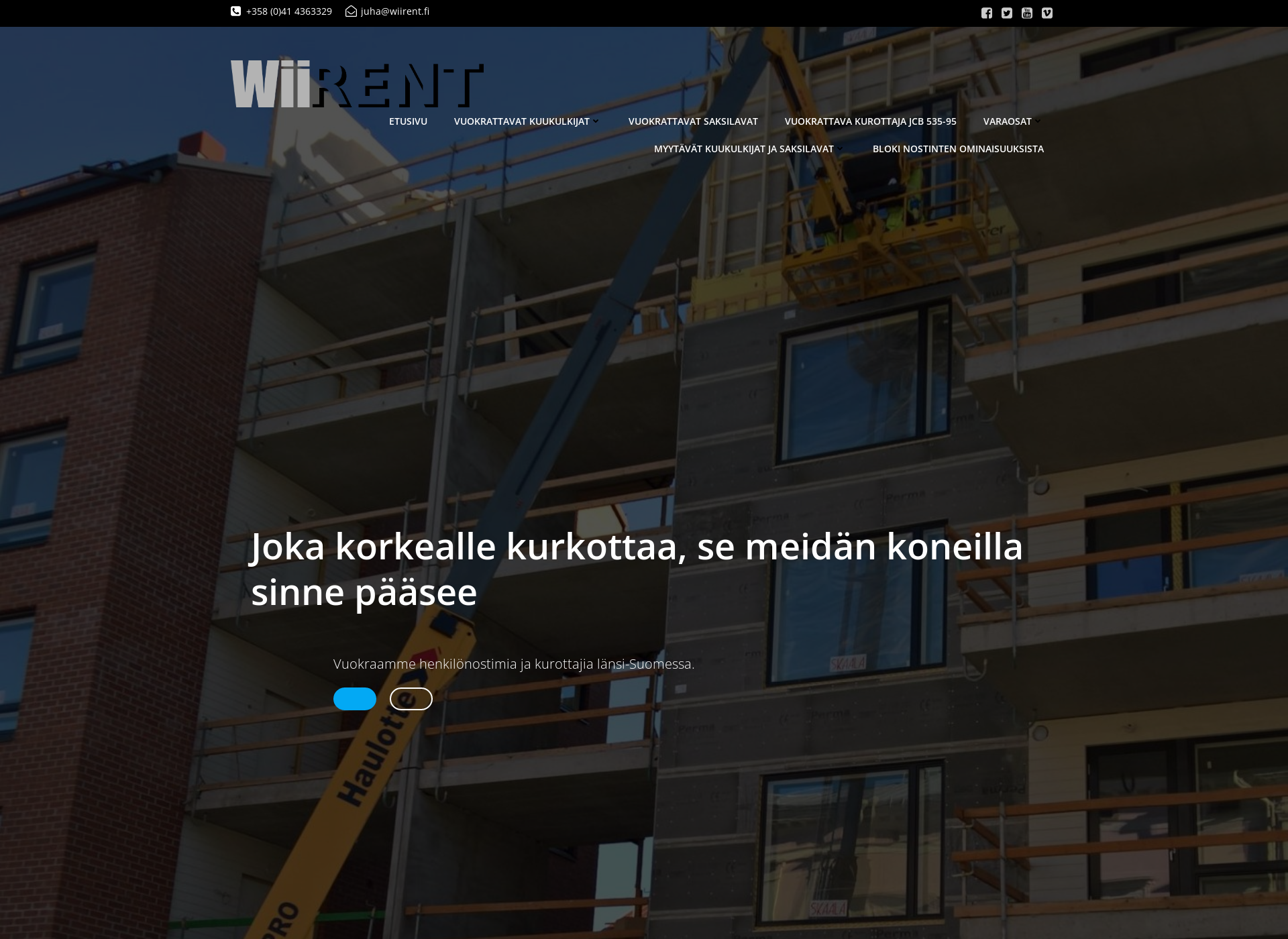 Näyttökuva wiirent.fi