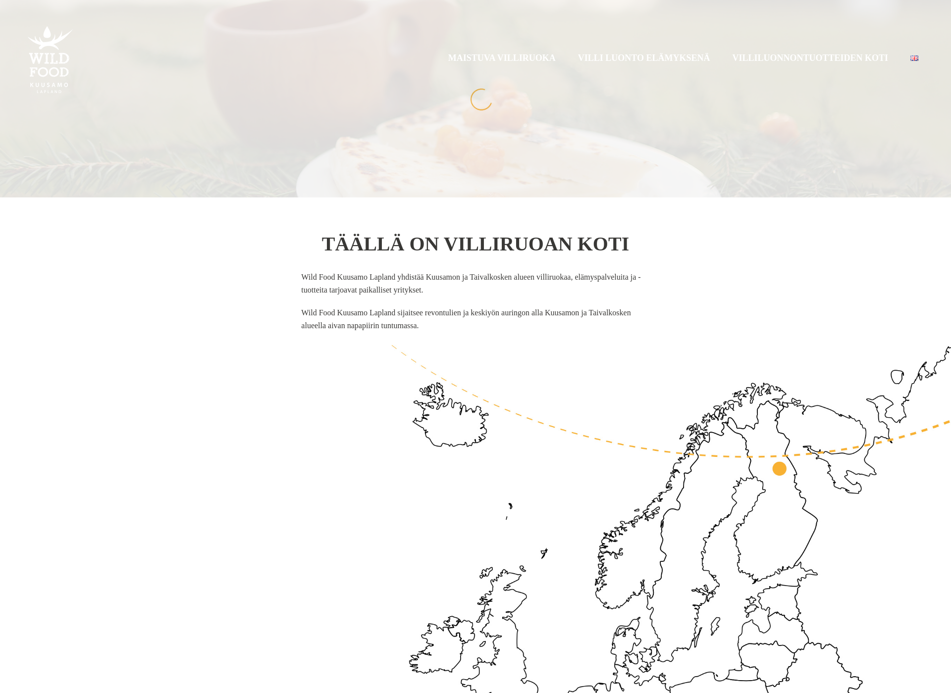 Screenshot for wildfoodkuusamolapland.fi