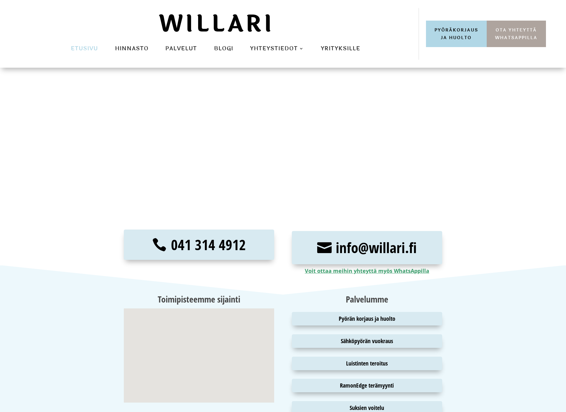 Skärmdump för willari.fi