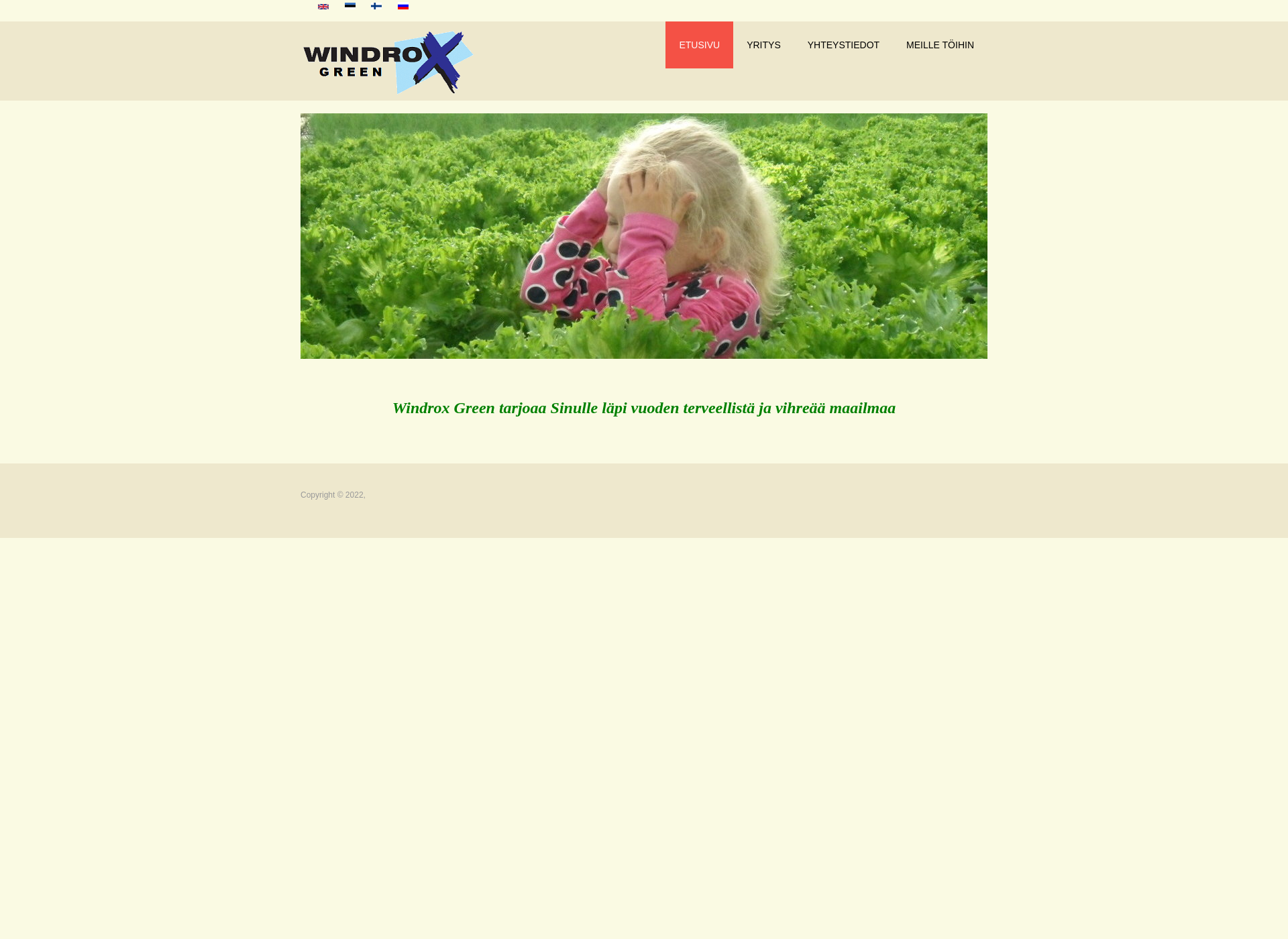 Screenshot for windroxgreen.fi