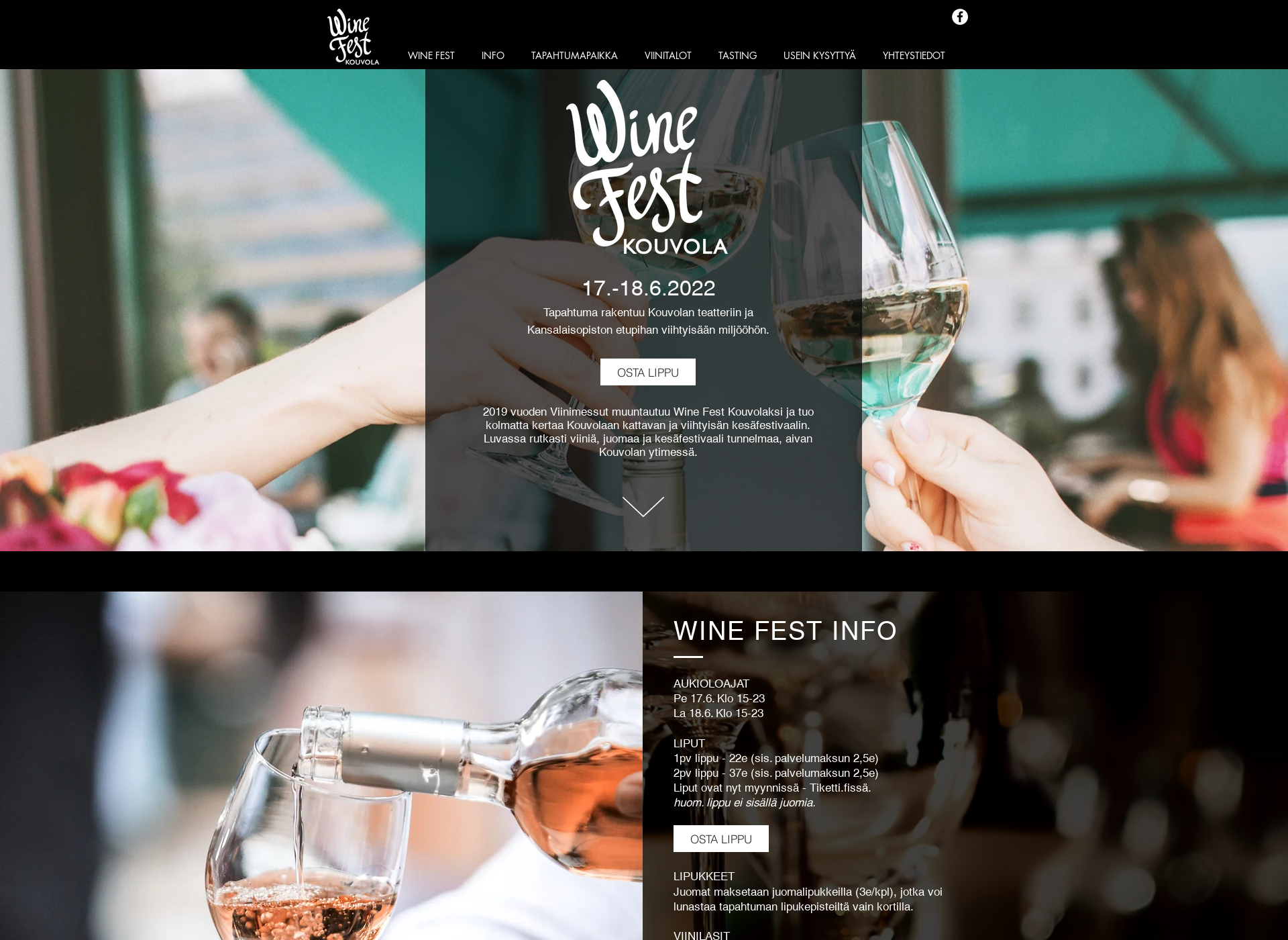 Screenshot for winefestkouvola.fi