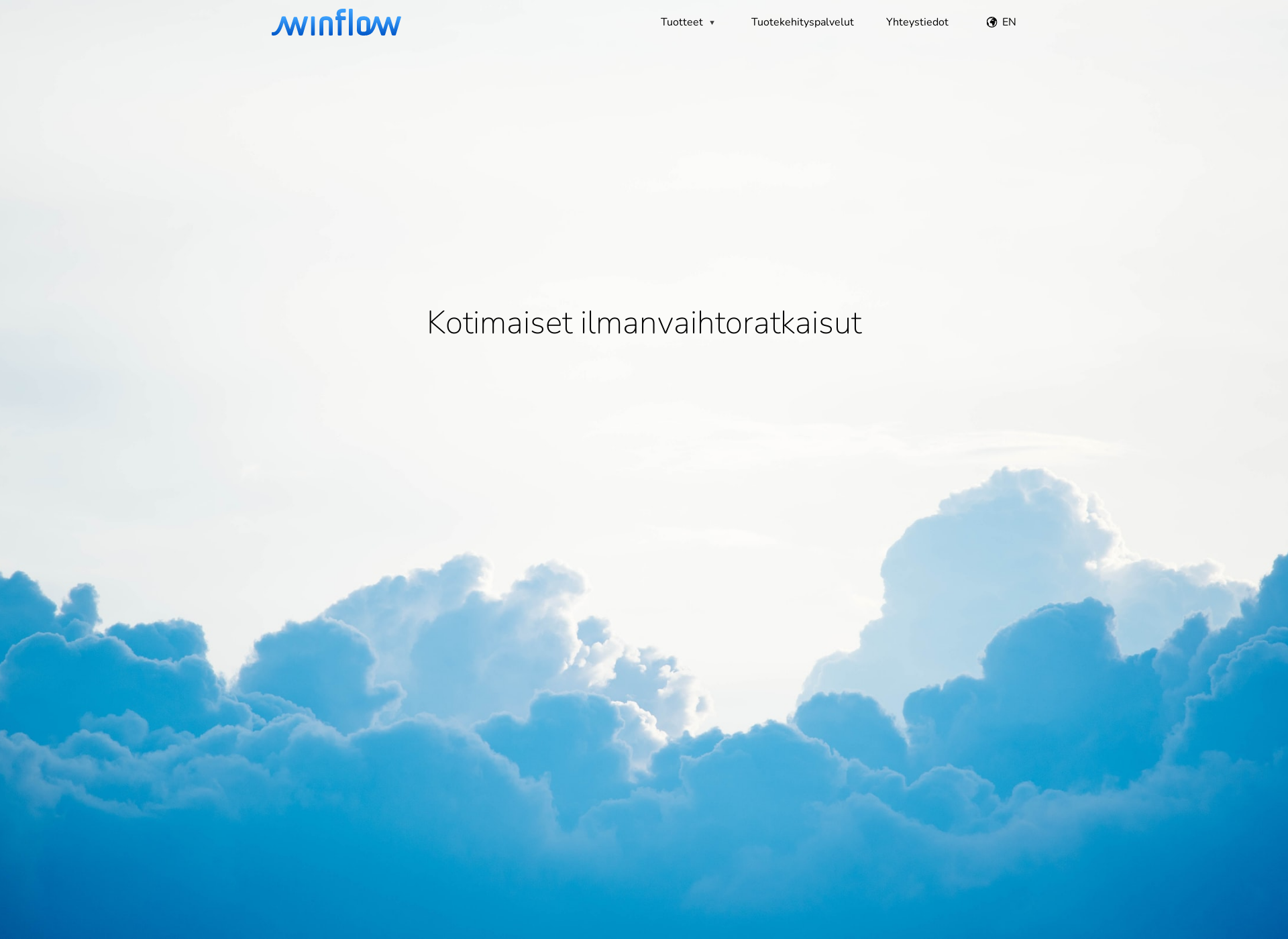Screenshot for winflow.fi